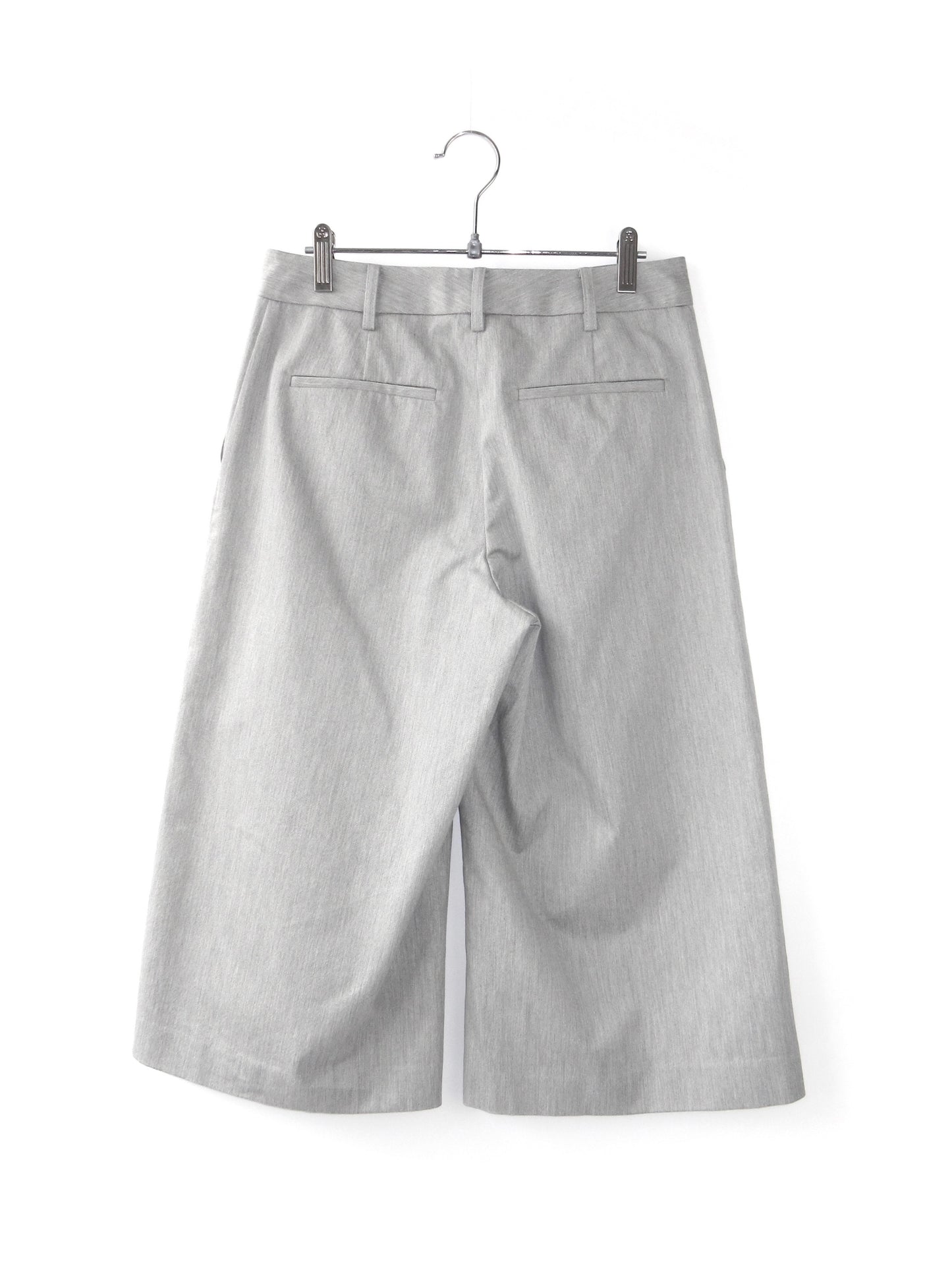 theory luxe gray midi pants