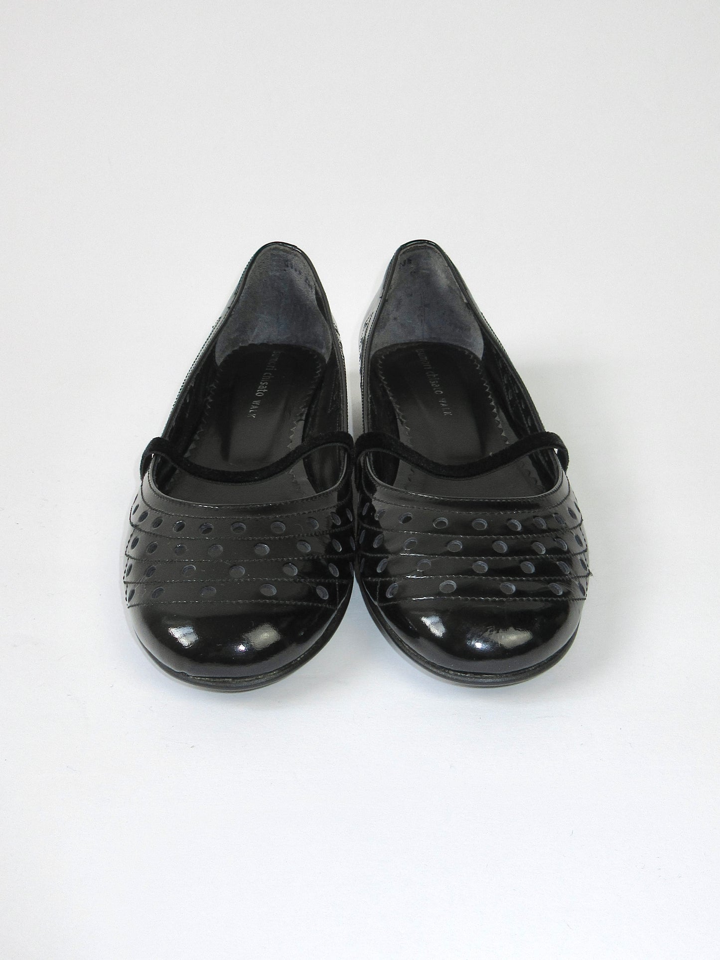 TSUMORI CHISATO enamel flat shoes