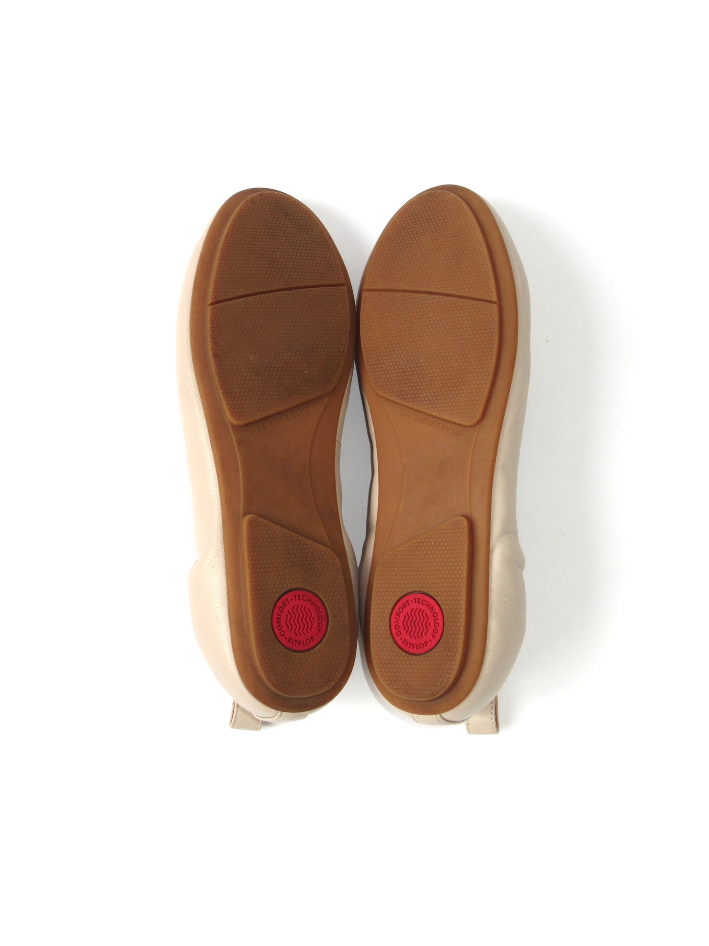 beige color flat shoes