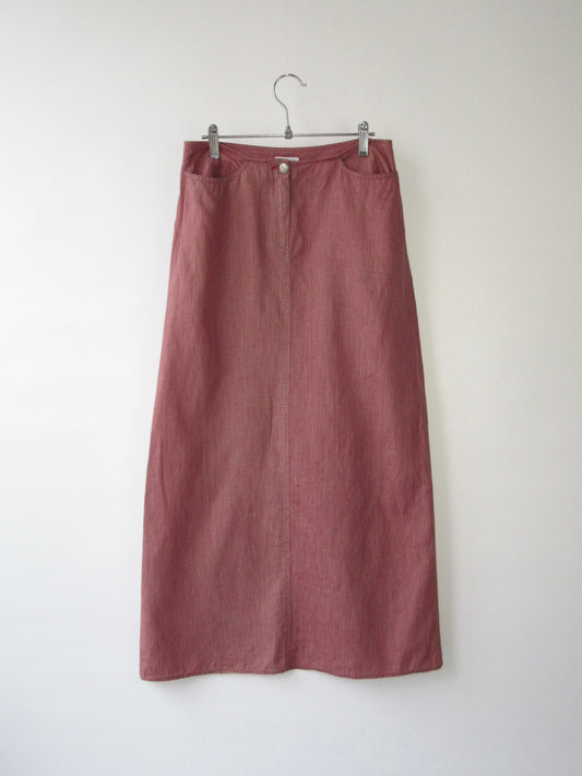 【used】Max&Co. red long skirt