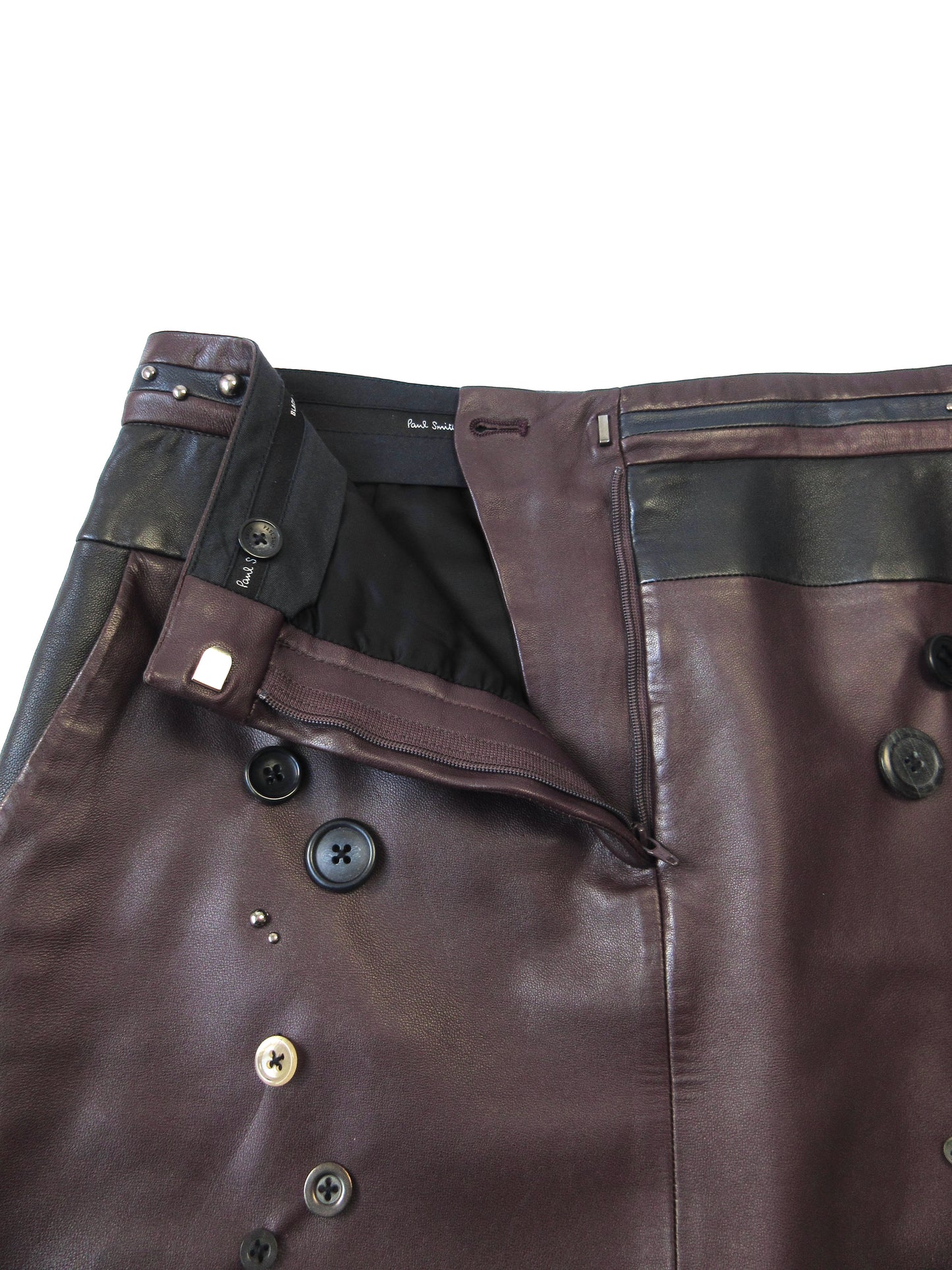 30 amelie leather skirt