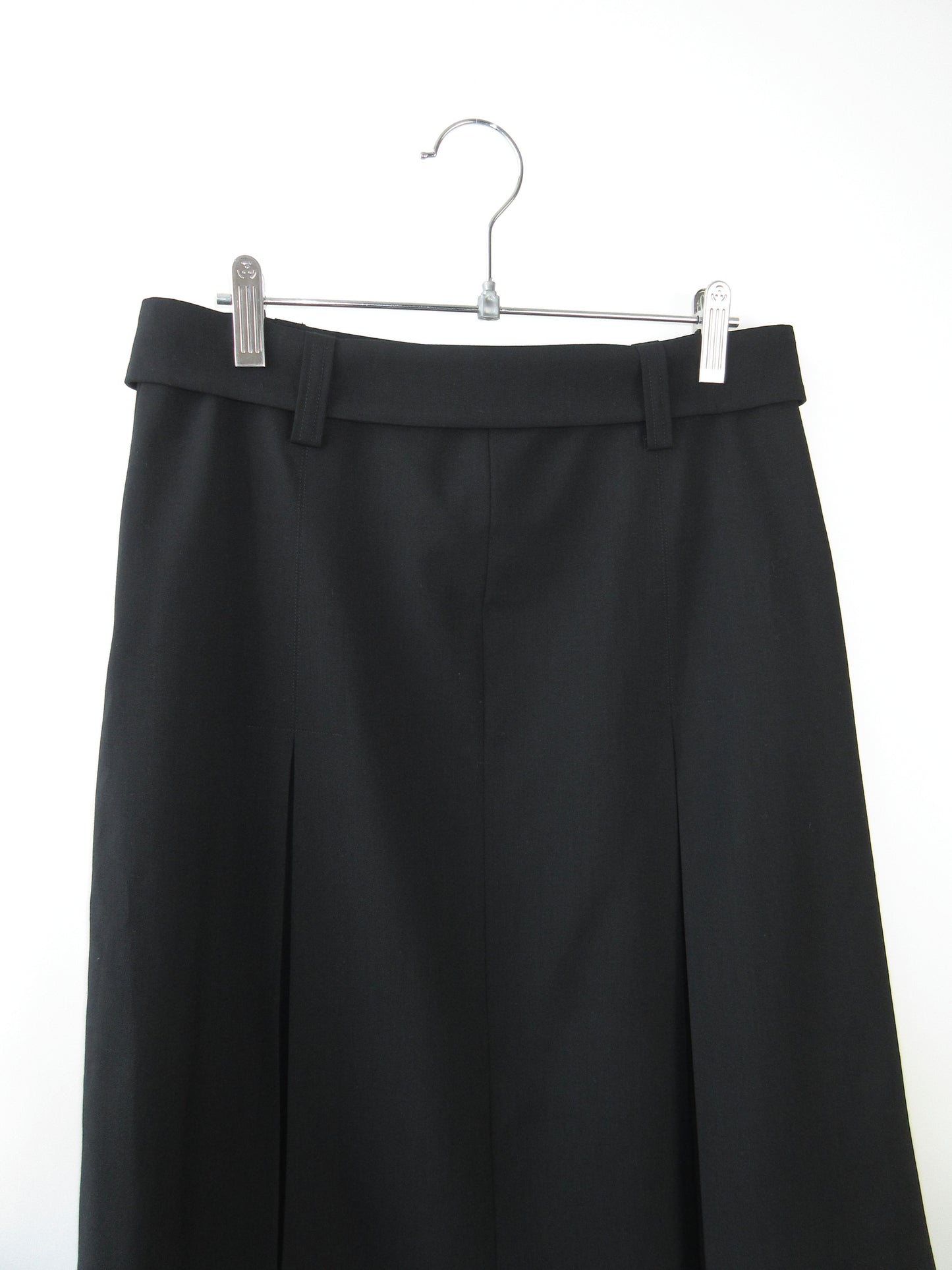 agnes b. black pleats skirt