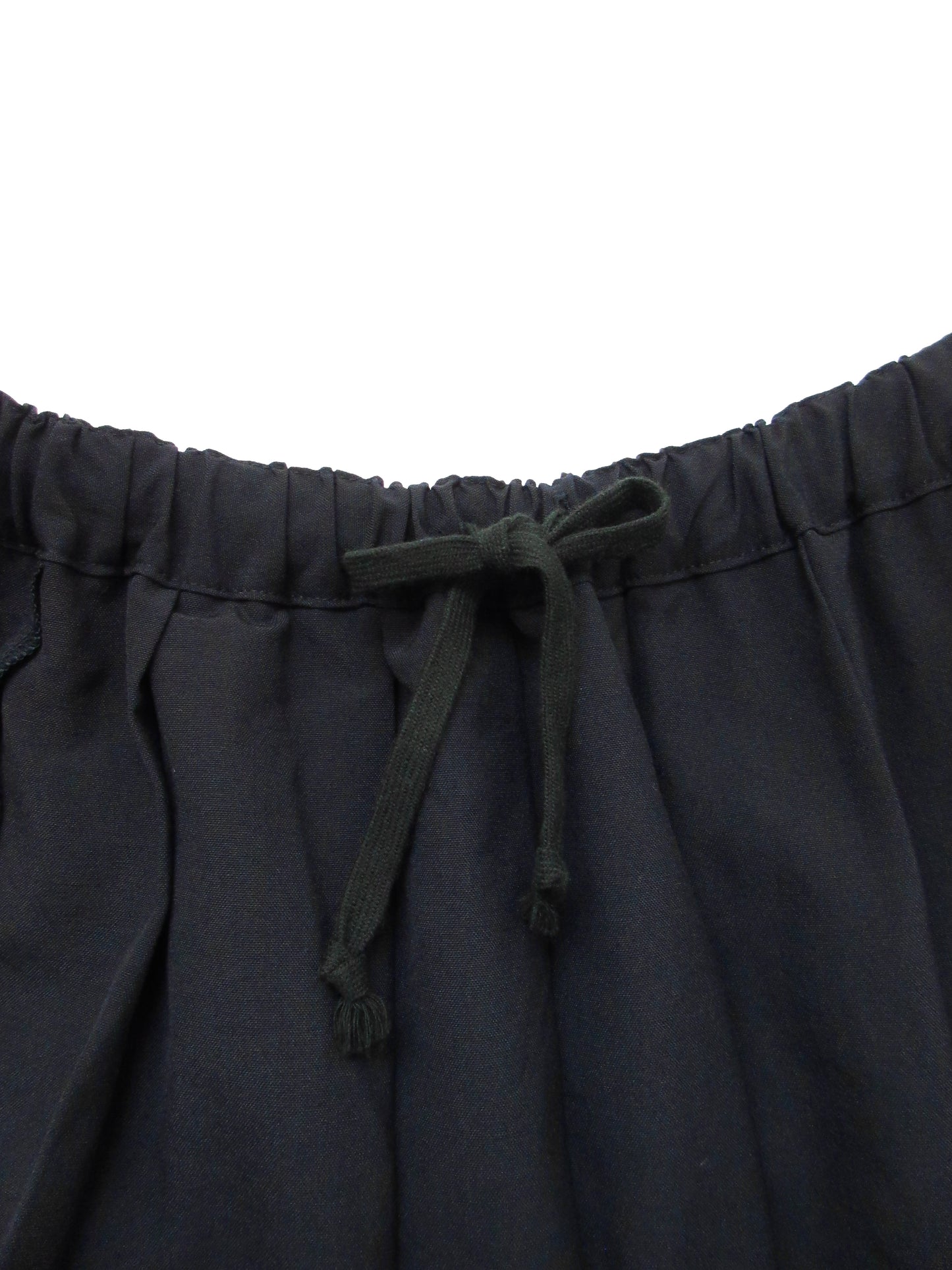 robe de chambre COMME des GARCONS navy pleats long skirt