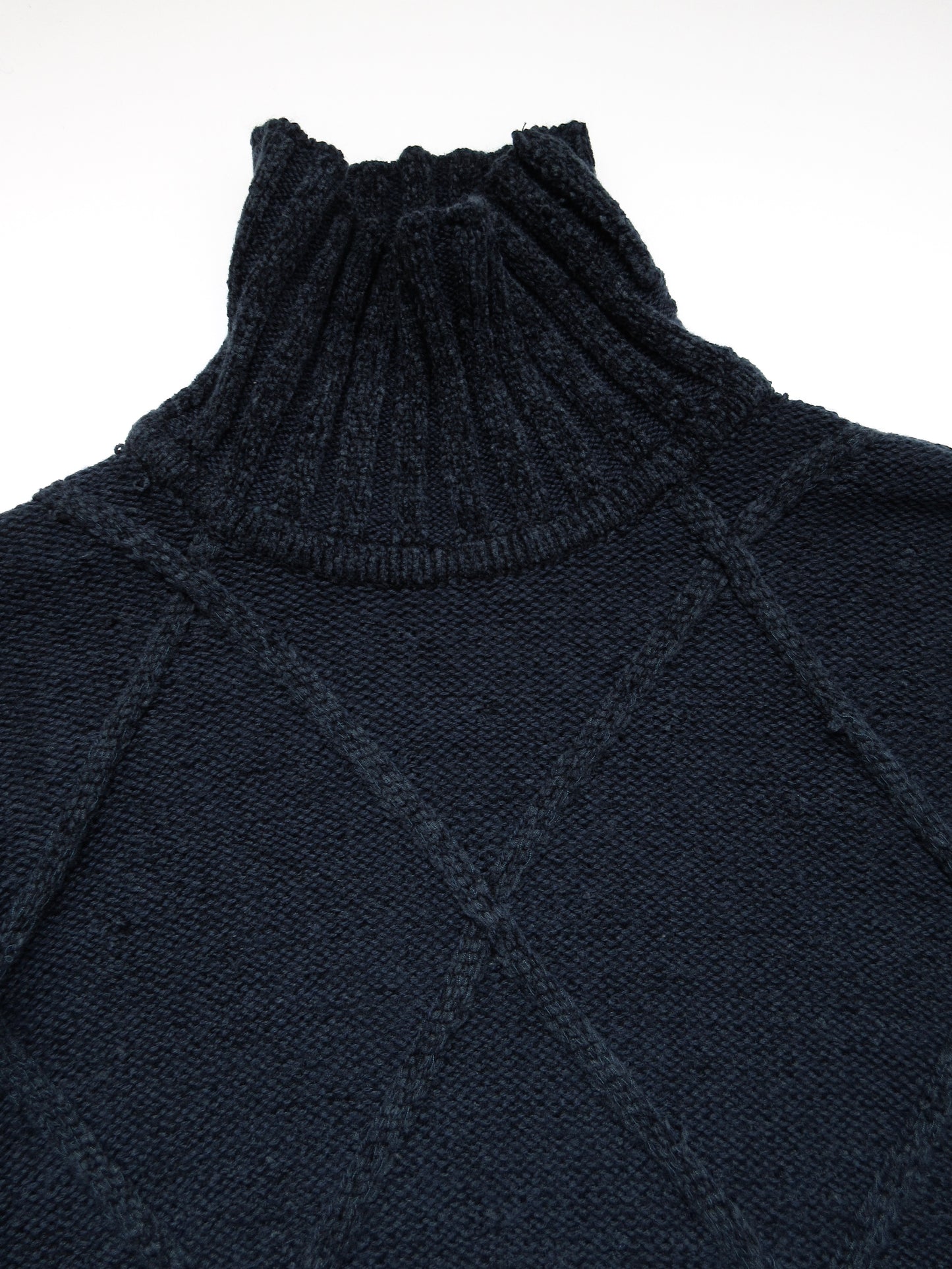 EMPORIO ARMANI grunge knit sweater