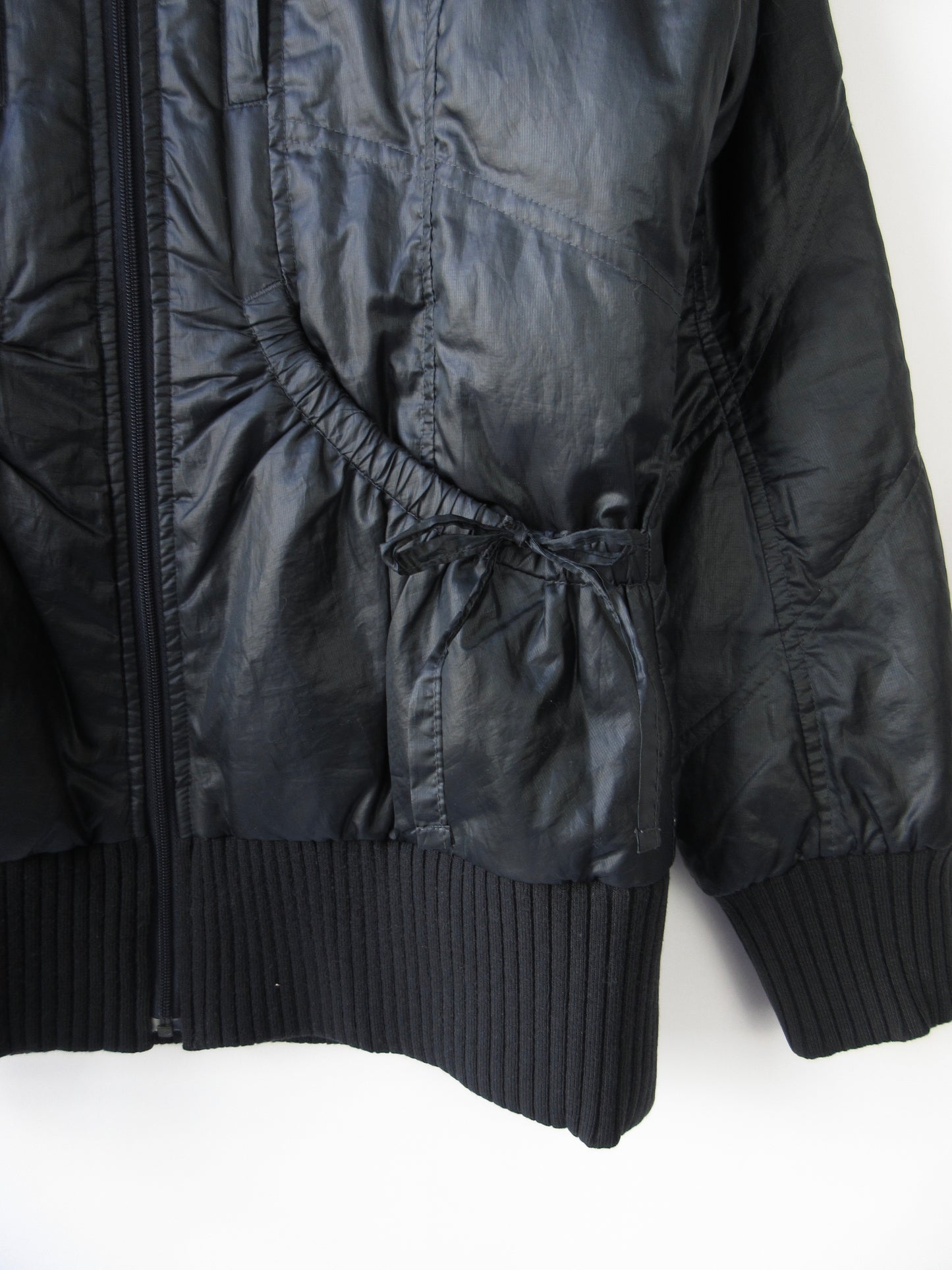 adidas ribbon point down jacket