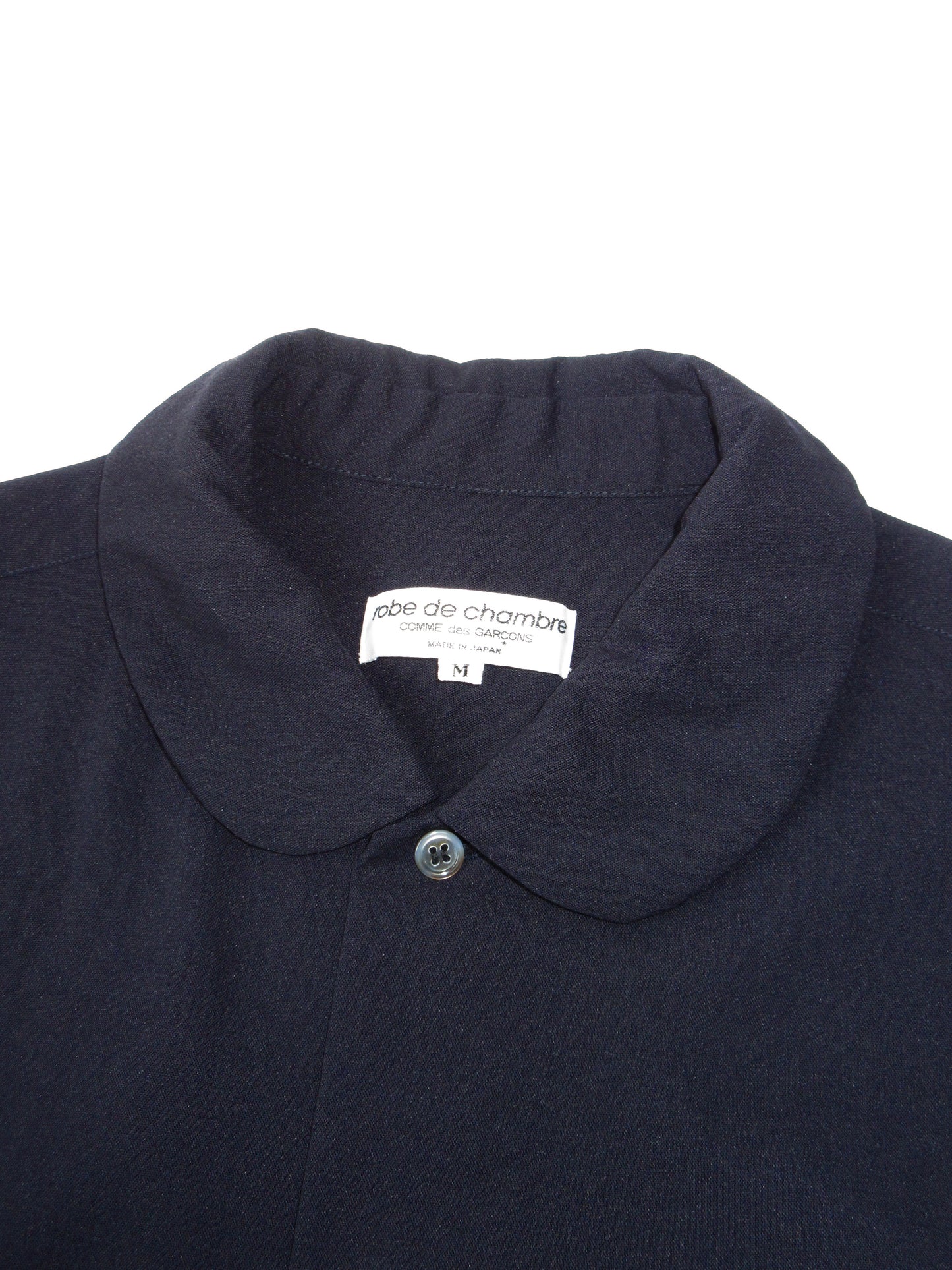 robe de chambre COMME de GARCONS navy blouse