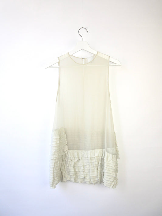 【used】3.1 Phillip Lim silk frill tunic