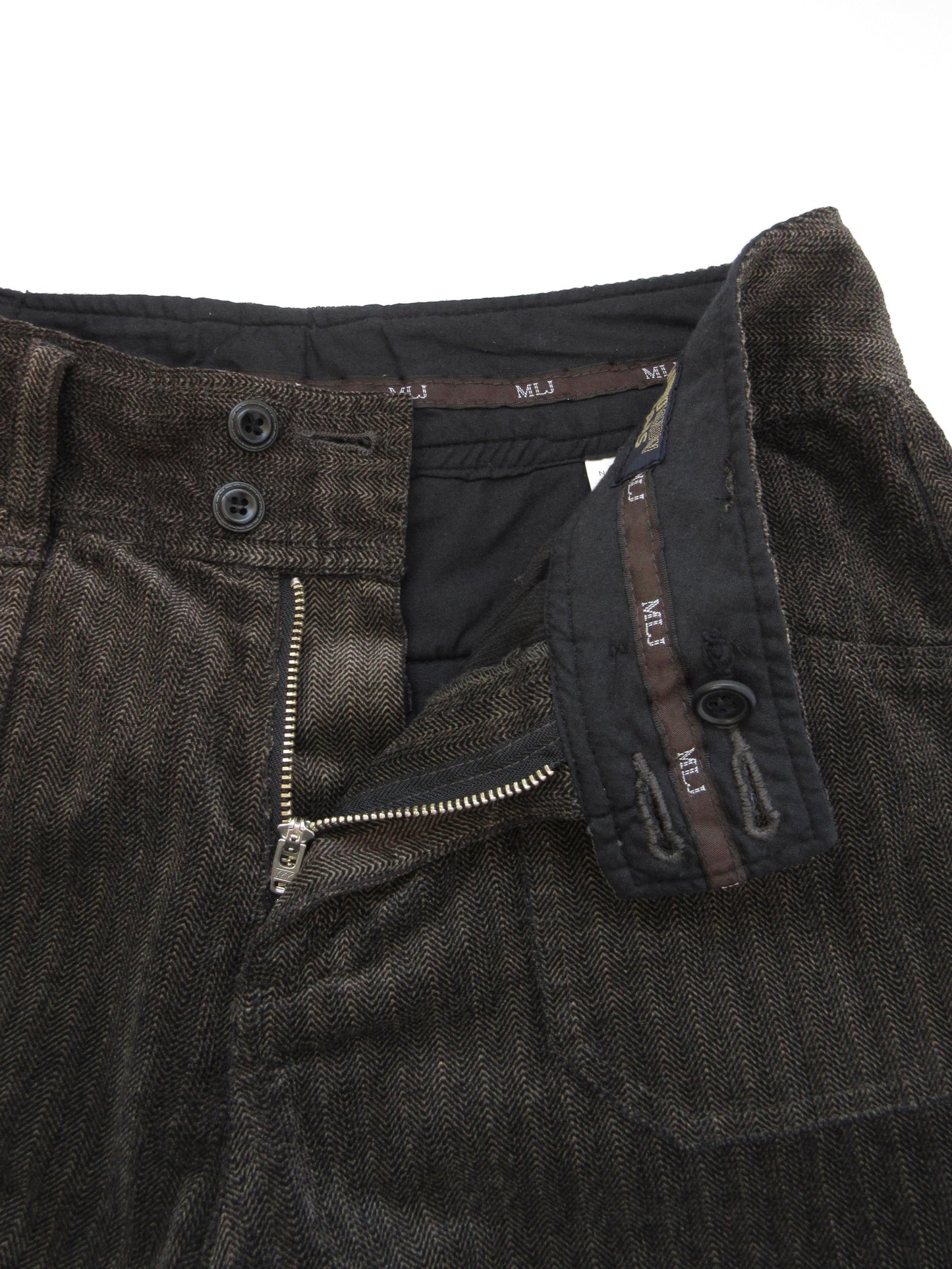 corduroy half pants