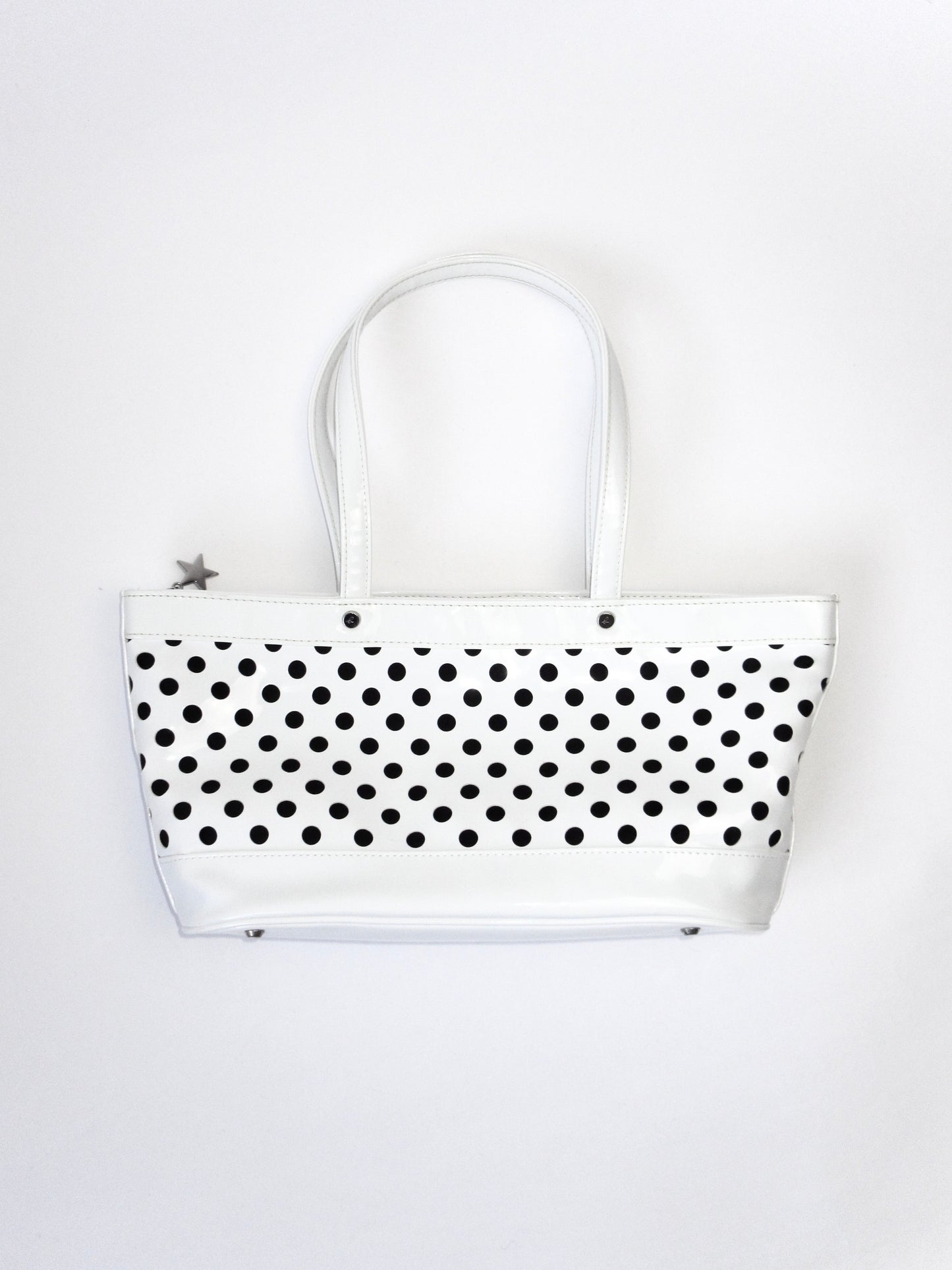 agnes b. polka dots monotone bag