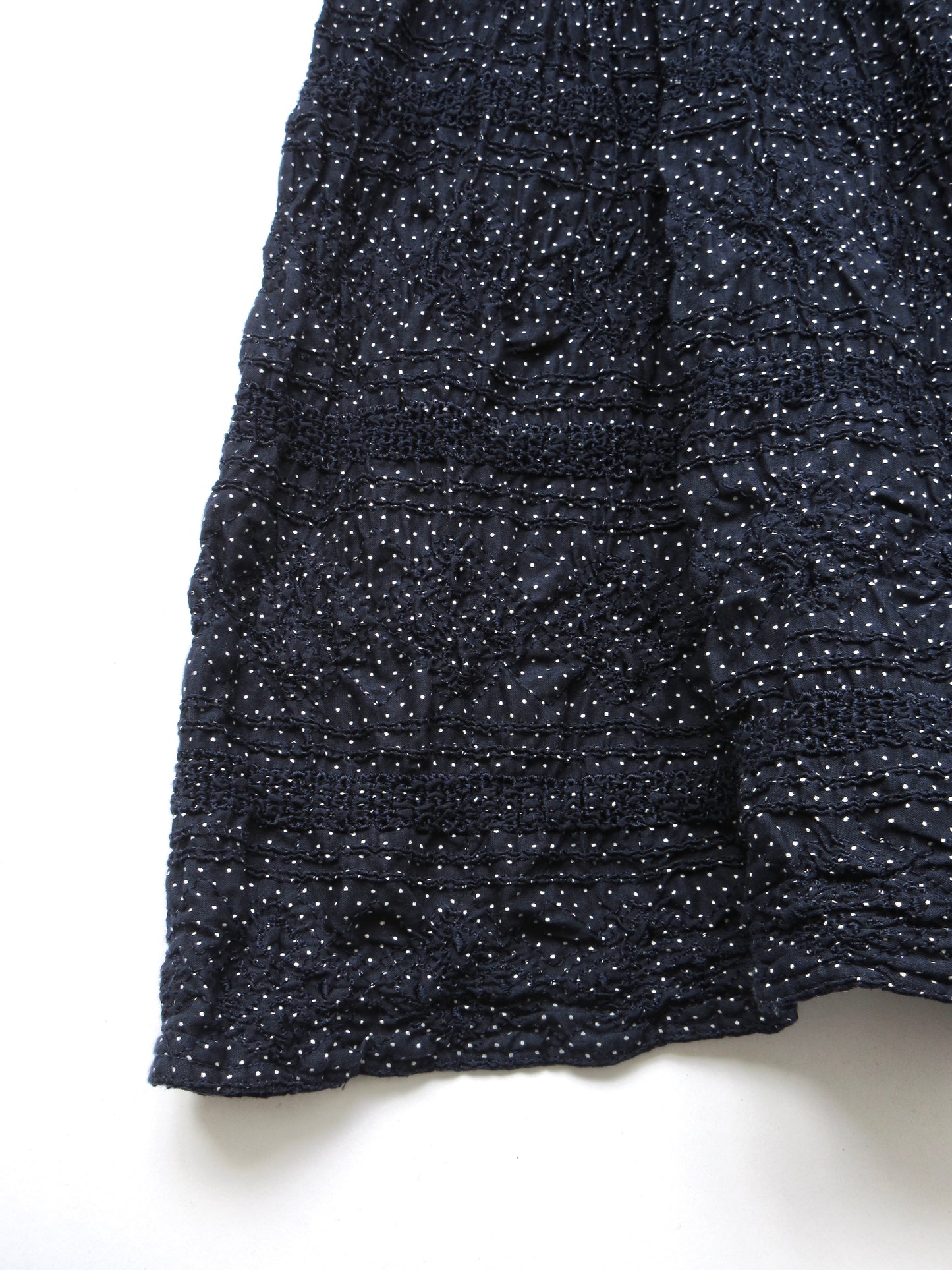 dots sleeveless flare top