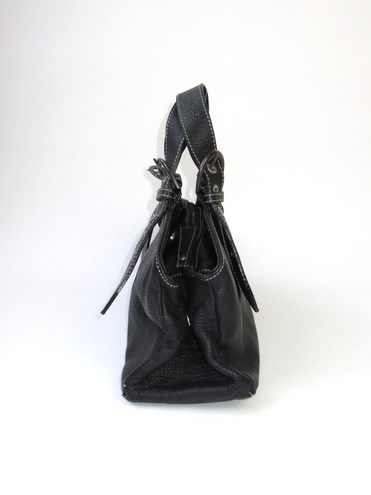 vintage leather handbag