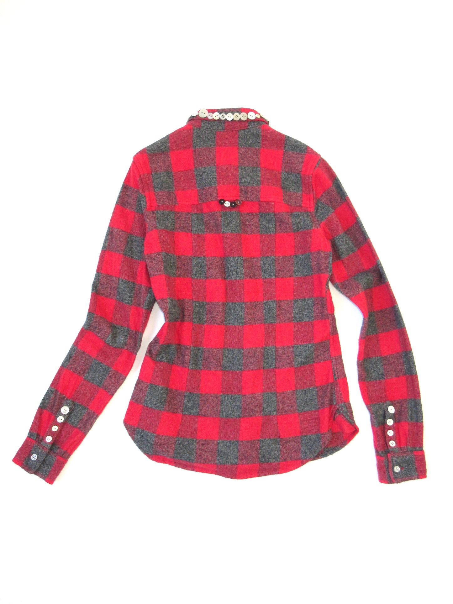 57 bow flannel shirt