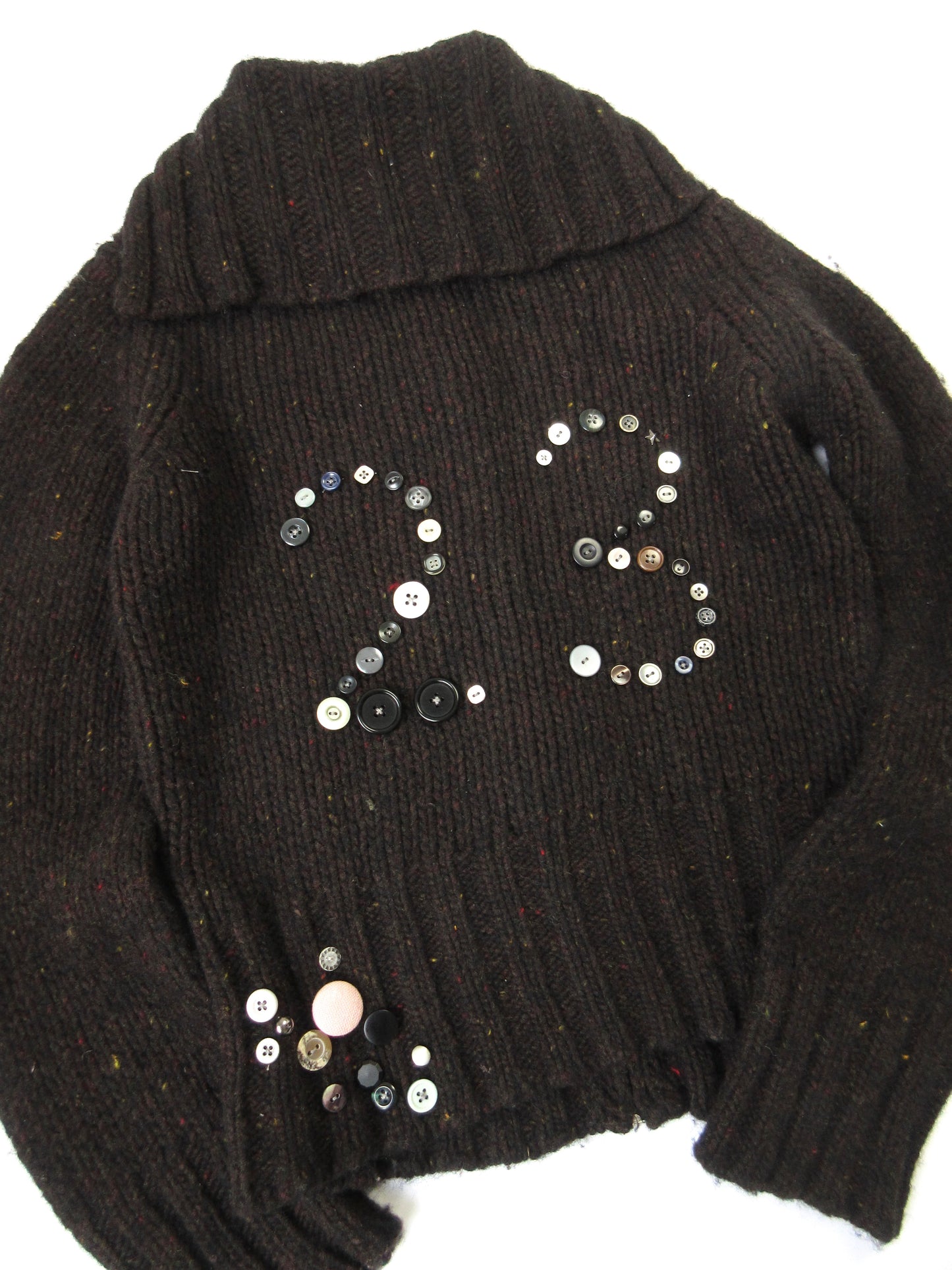 21 frost moon zip-up knit