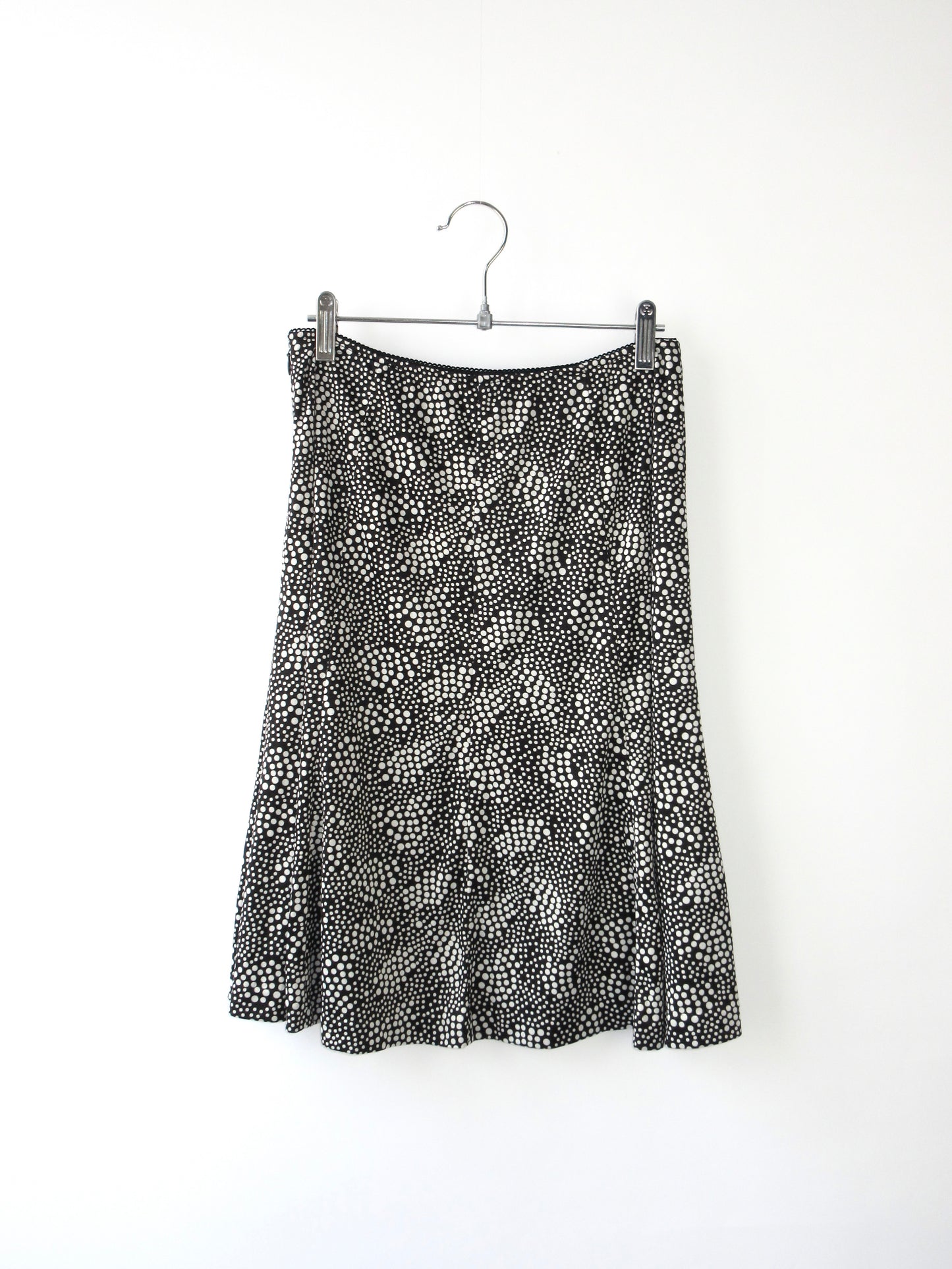 dots monotone flare skirt