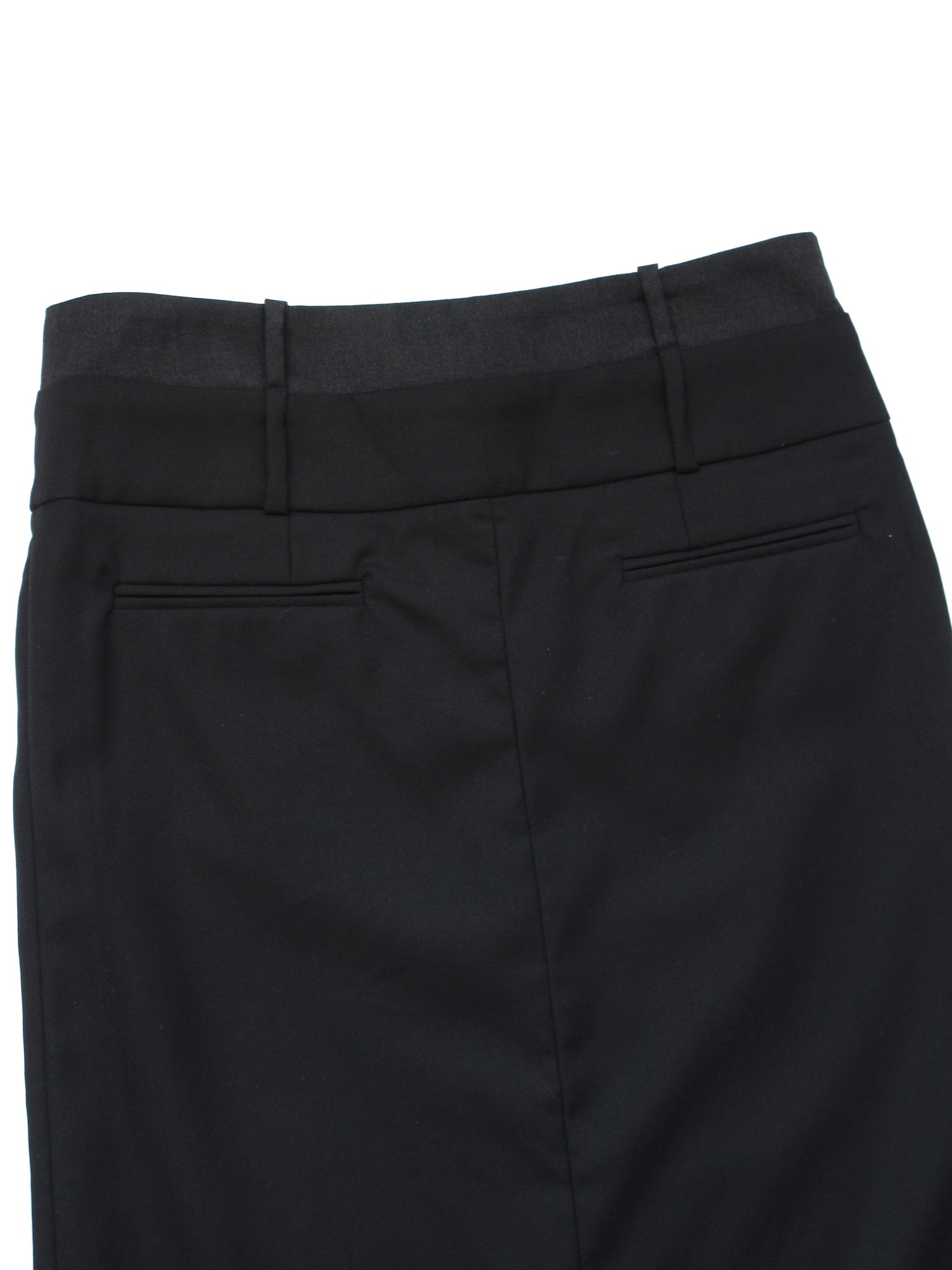waist design straight skirt