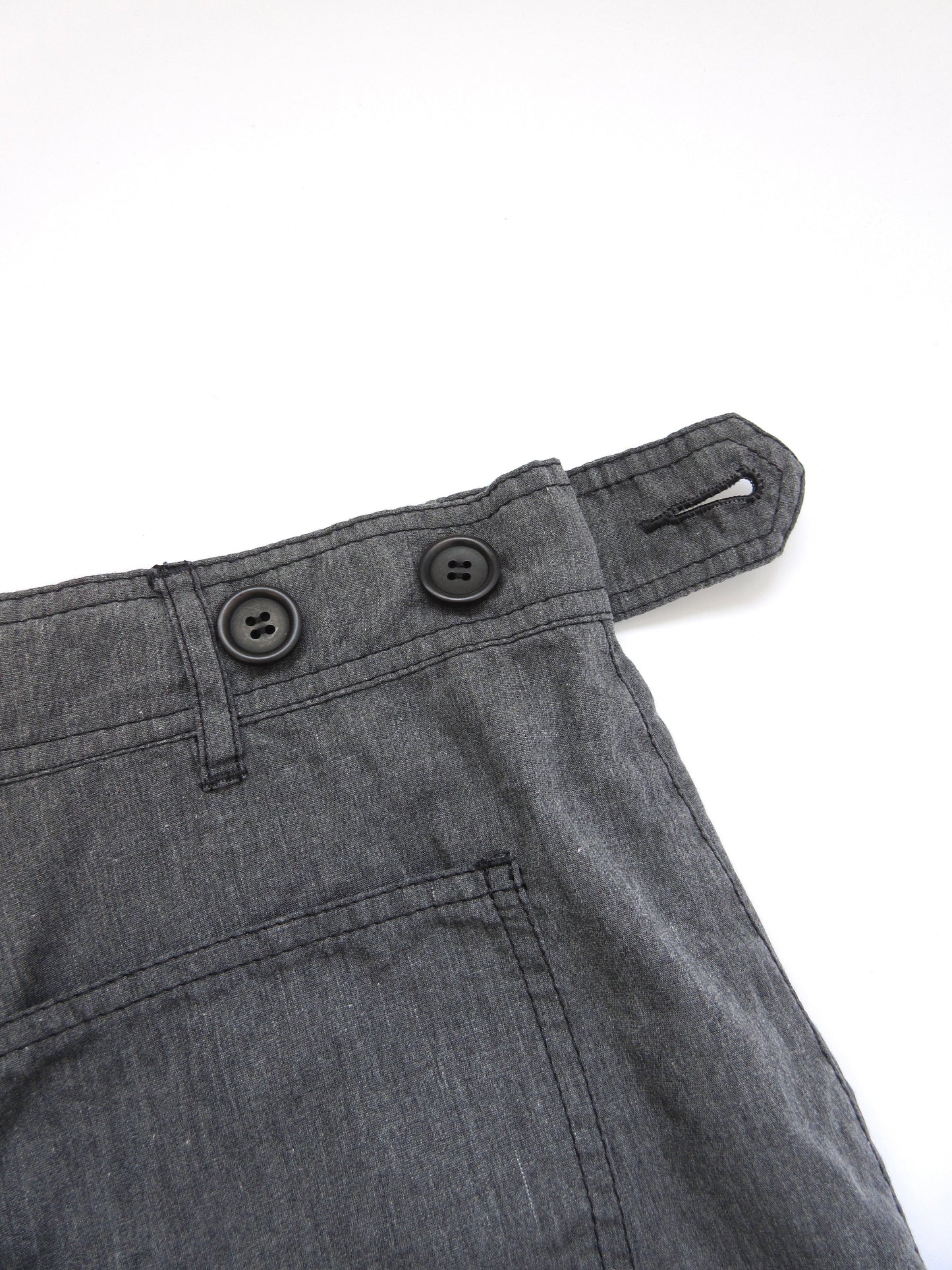 BLACK comme des garcons capri pants