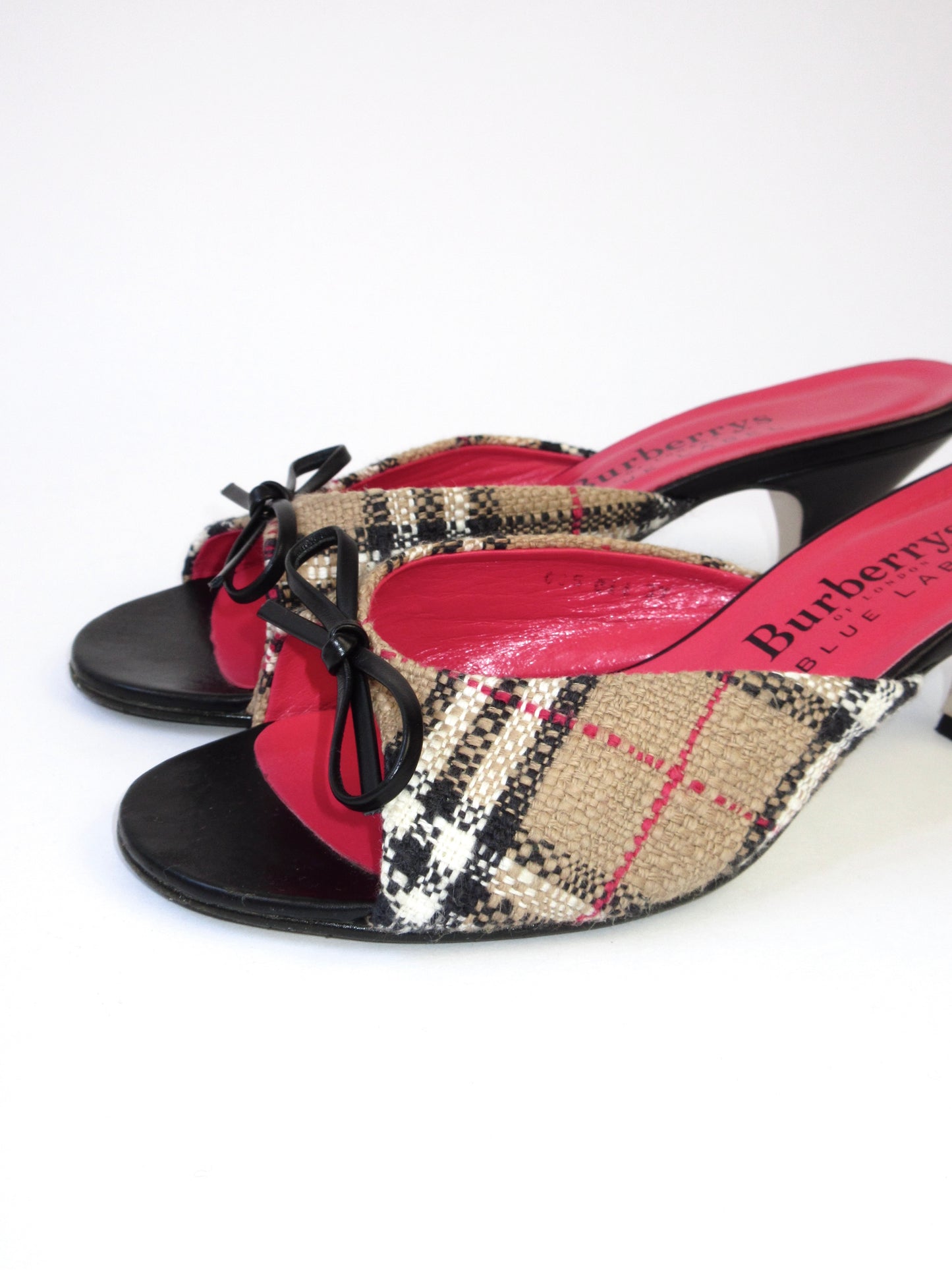 Burberrys plaid mule