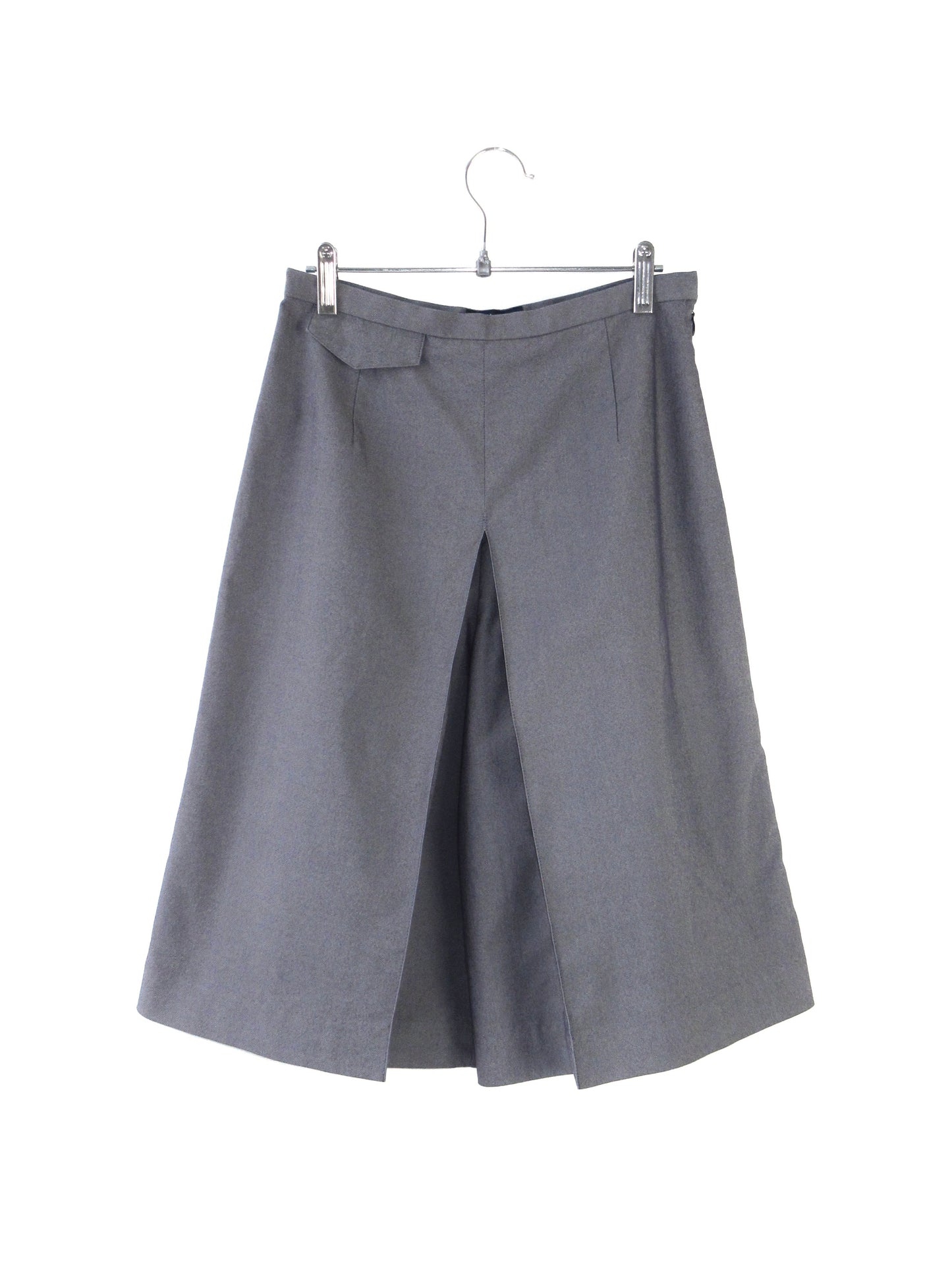 【used】mini flap culotte pants