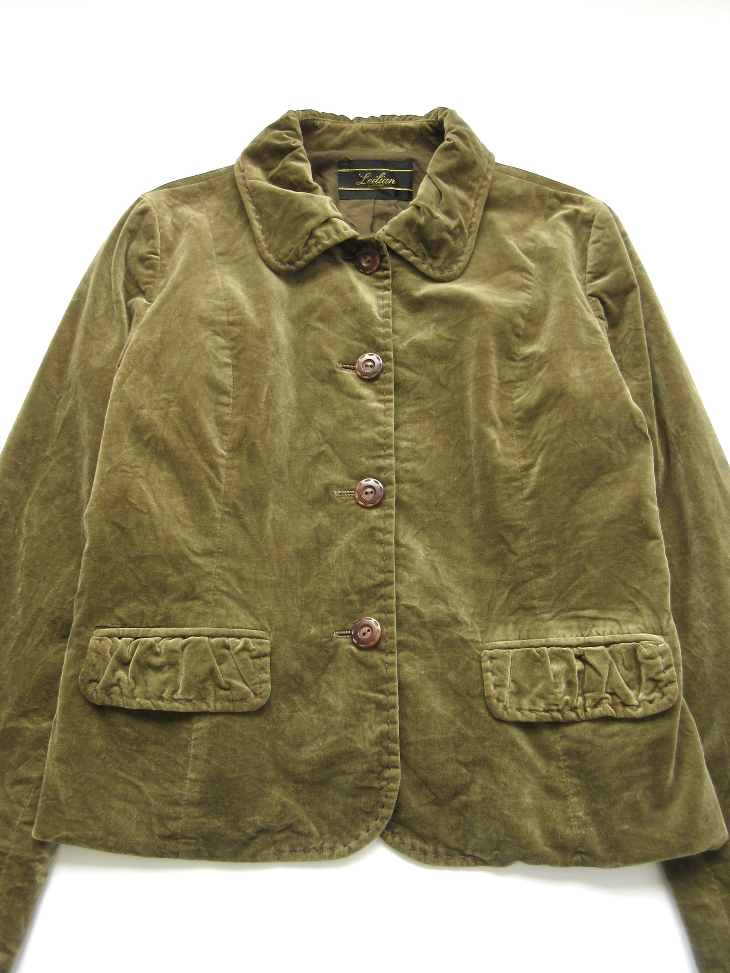 【used】moss green jacket