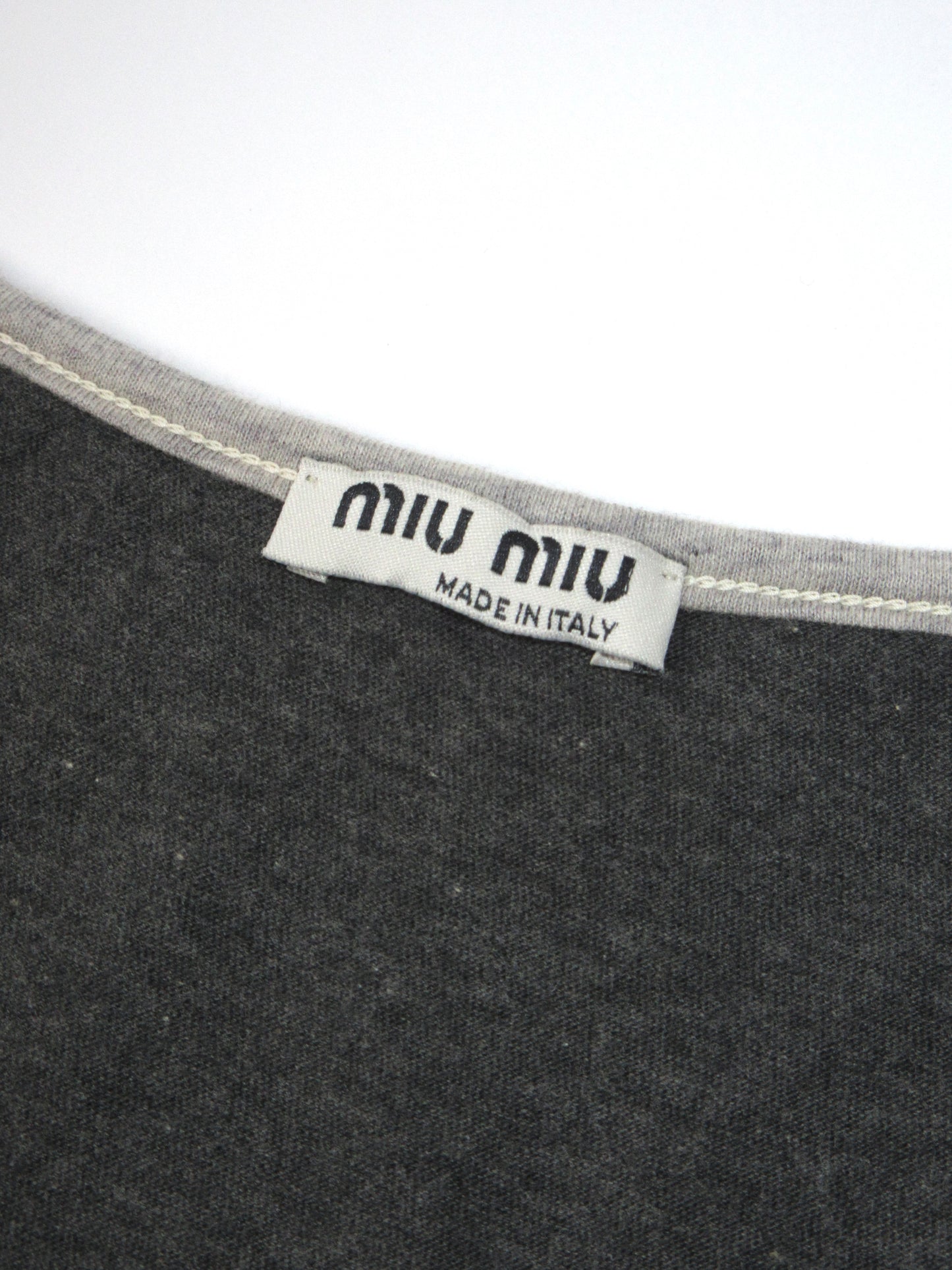 miumiu sleeveless top