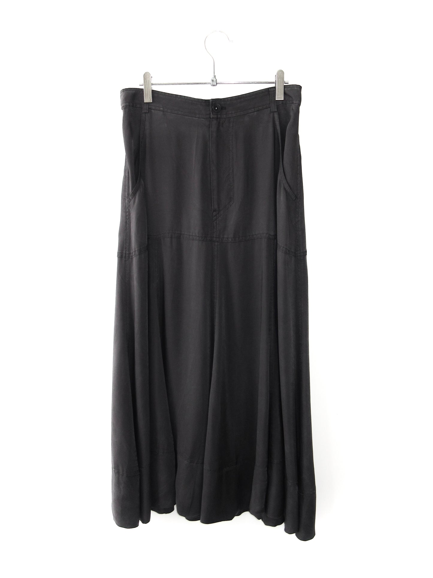 cupra satin long skirt
