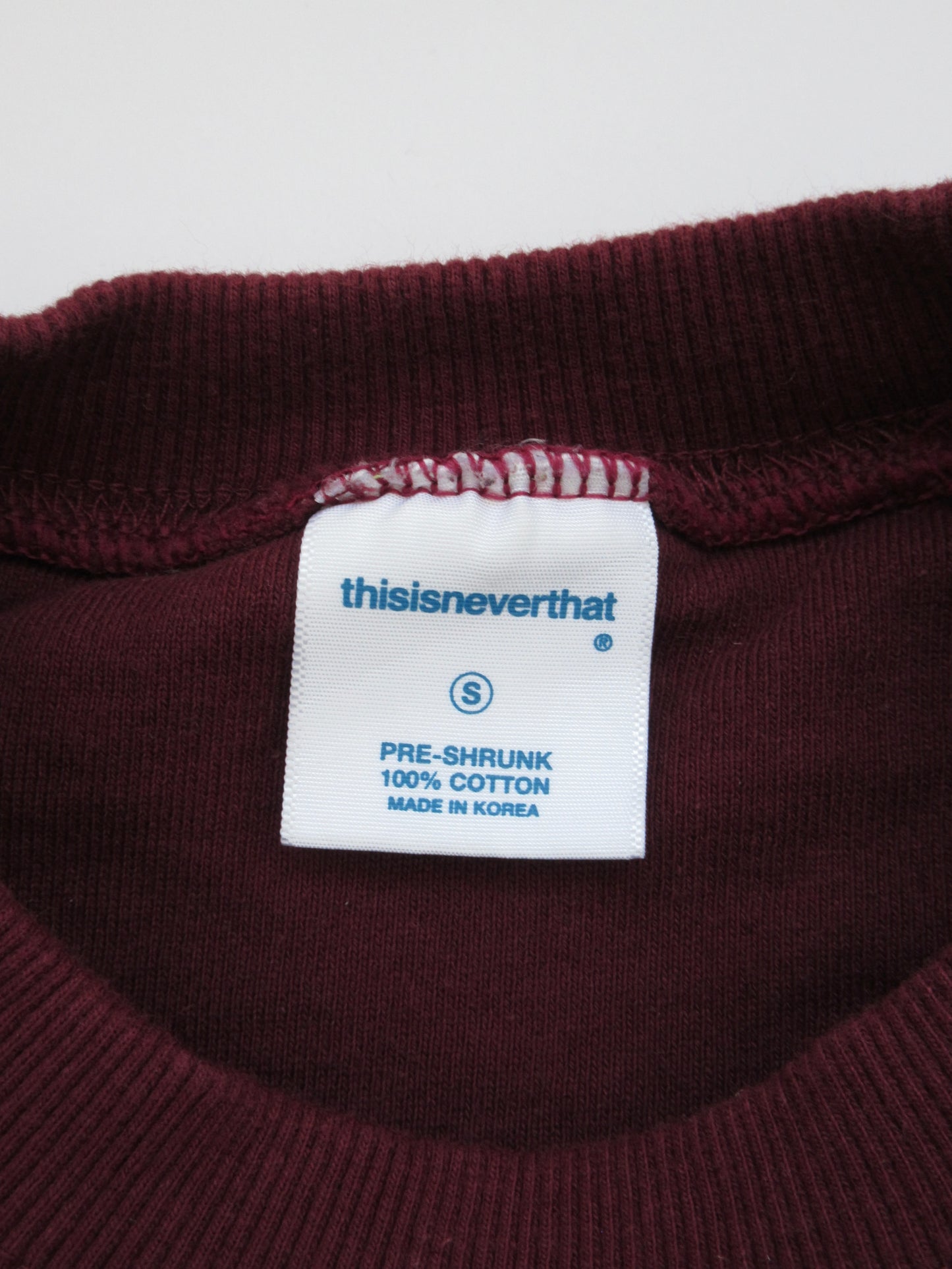 【used】thisisneverthat sweat