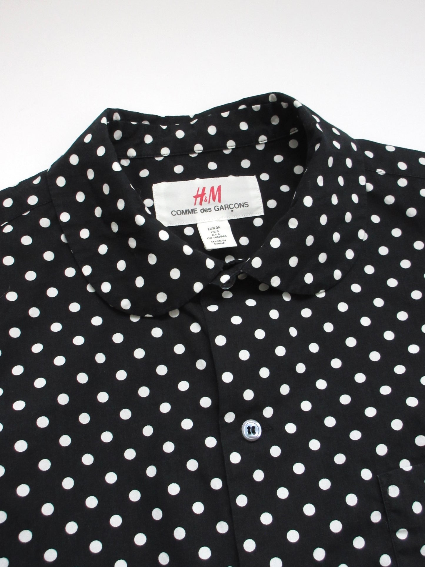 H&M COMME des GARÇONS dot blouse