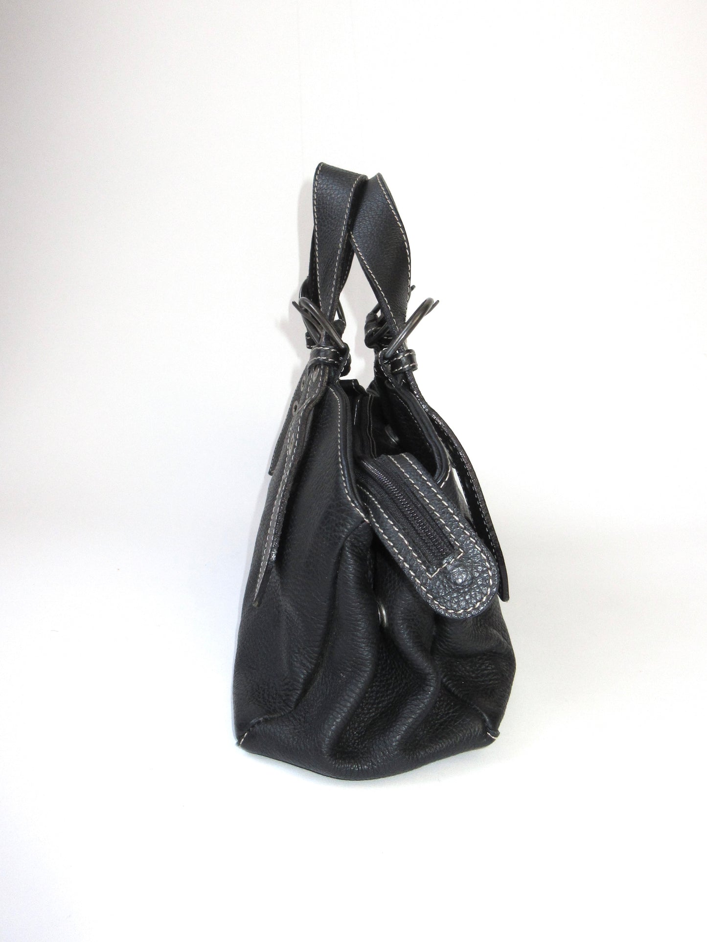 vintage leather handbag