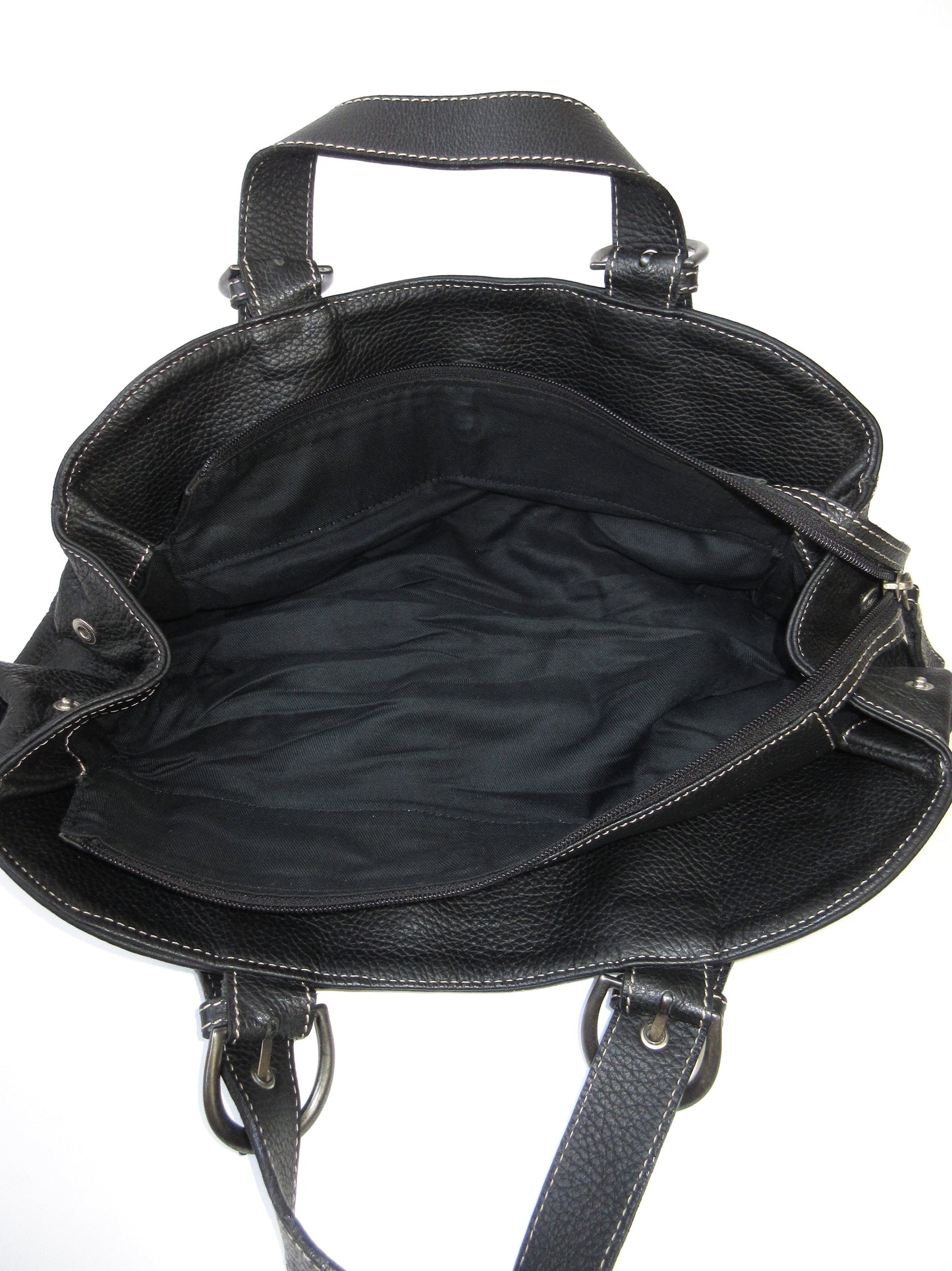 vintage leather handbag