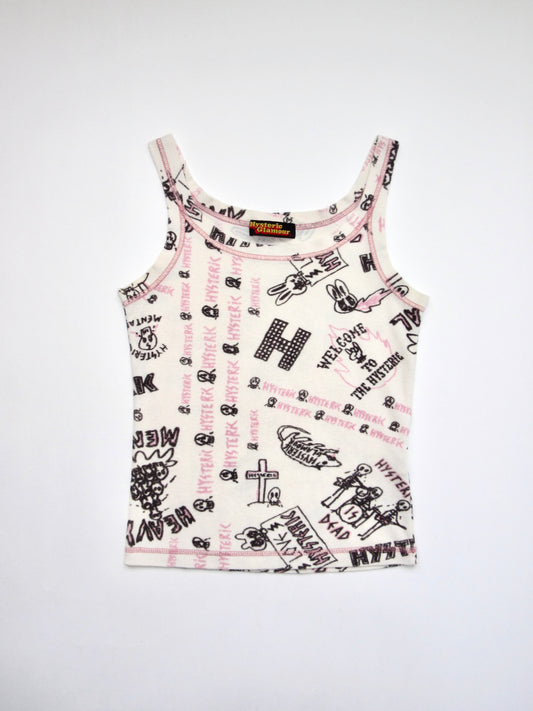 Hysteric Glamour graphics tank top