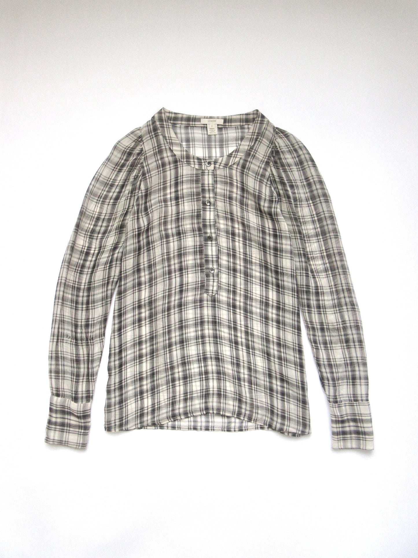 J.CREW silk chiffon blouse