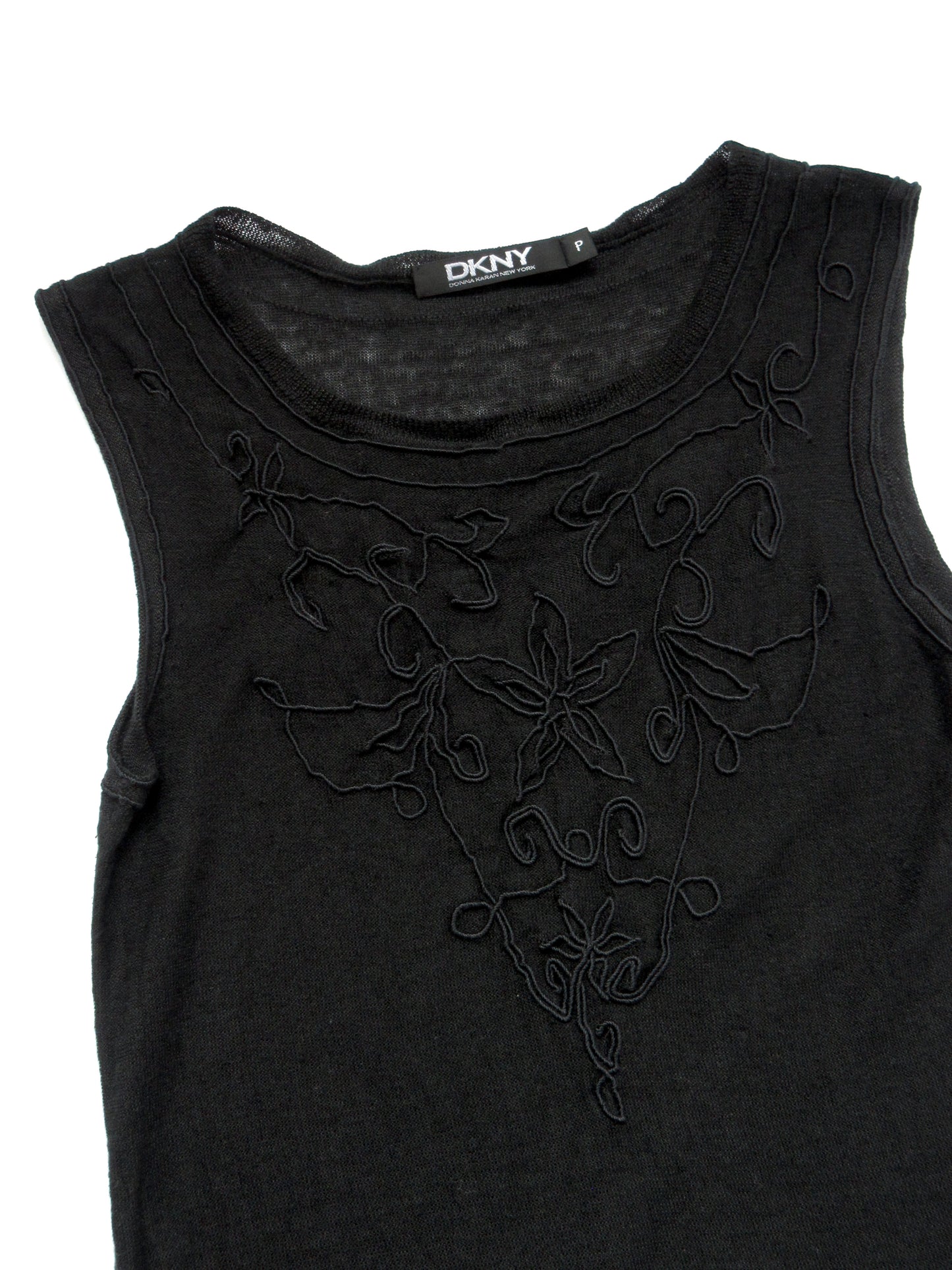 DKNY linen sleeveless top