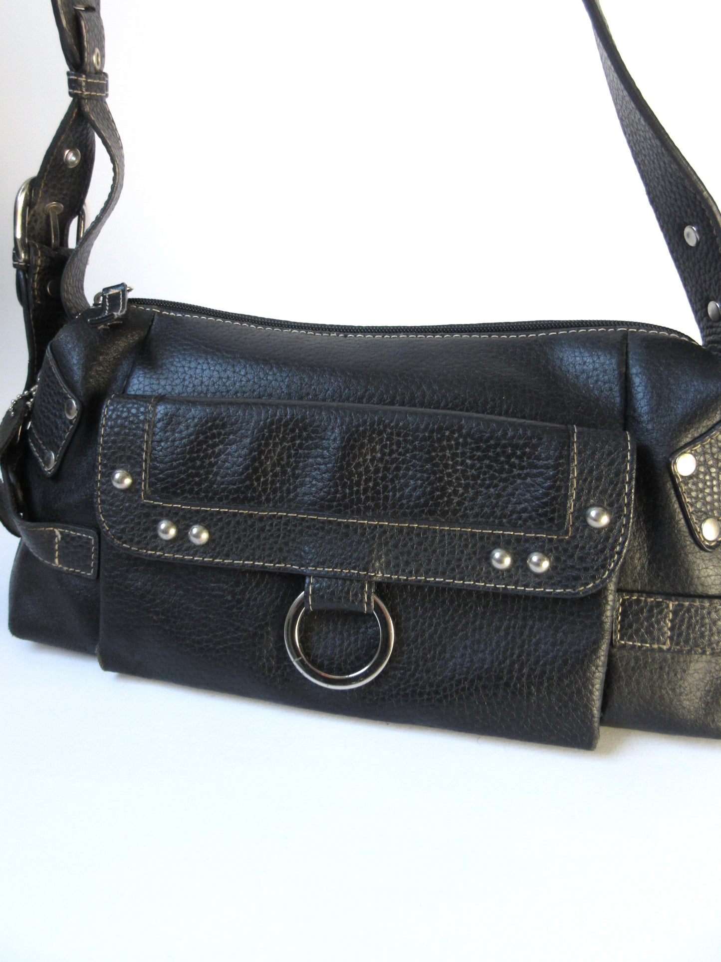 leather shoulder bag