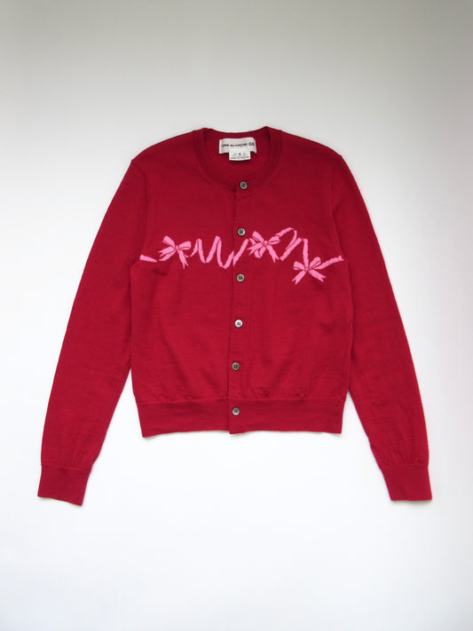 COMME des GARÇONS GIRL ribbon cardigan