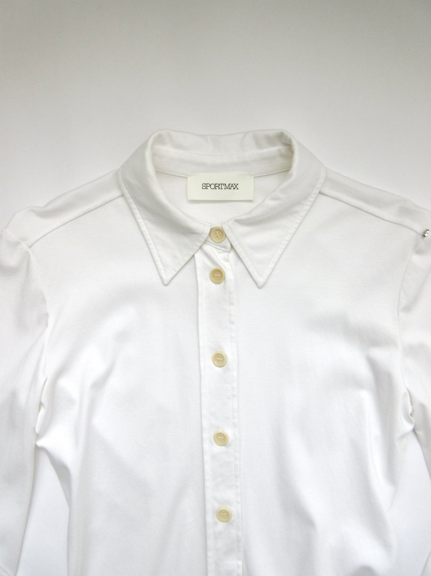 SPORTMAX white design shirt