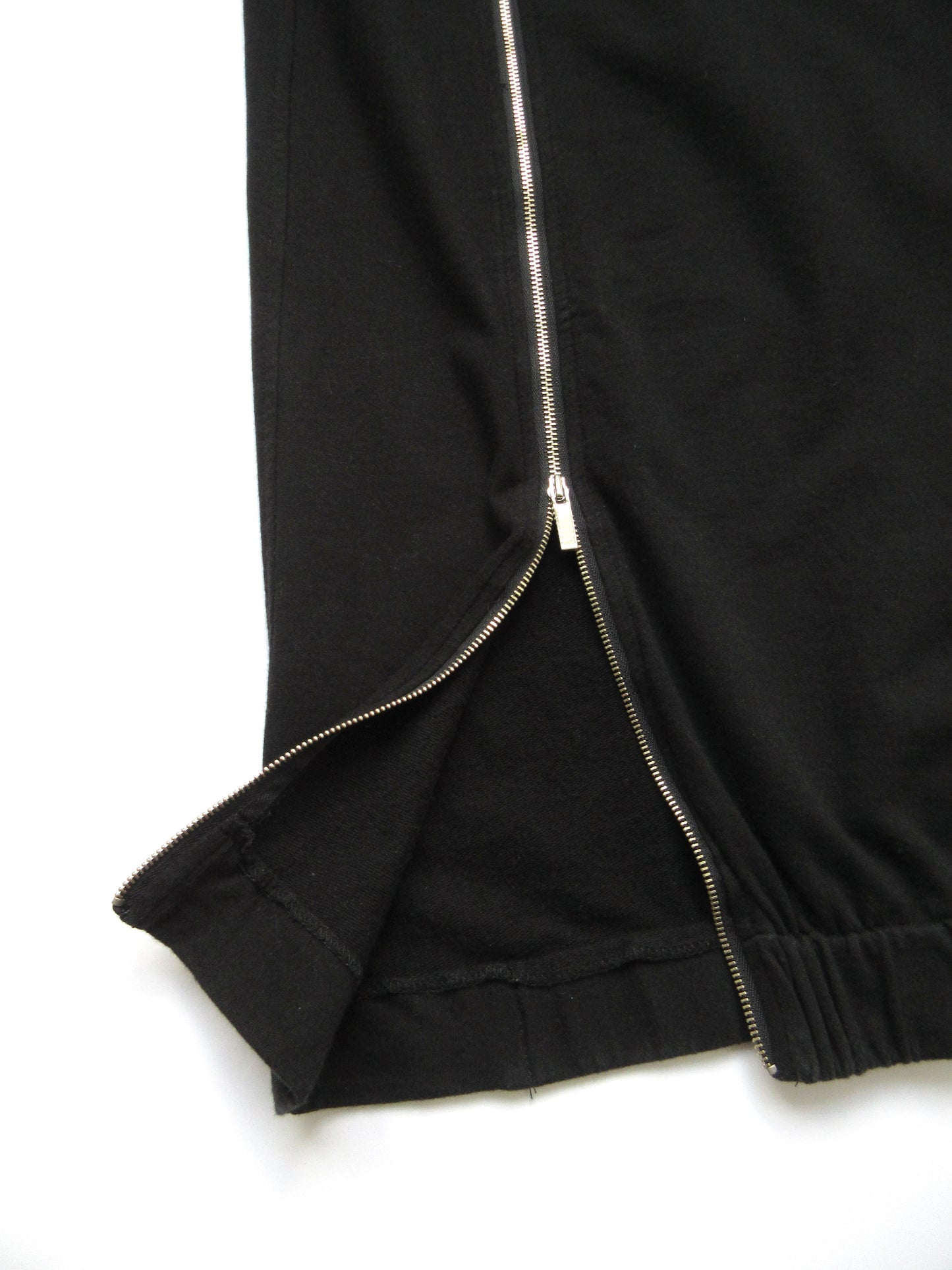 【used】zipper long skirt