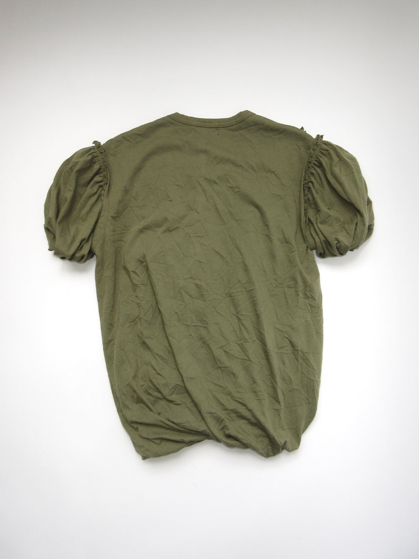 tricot comme des garcons khaki t-shirt