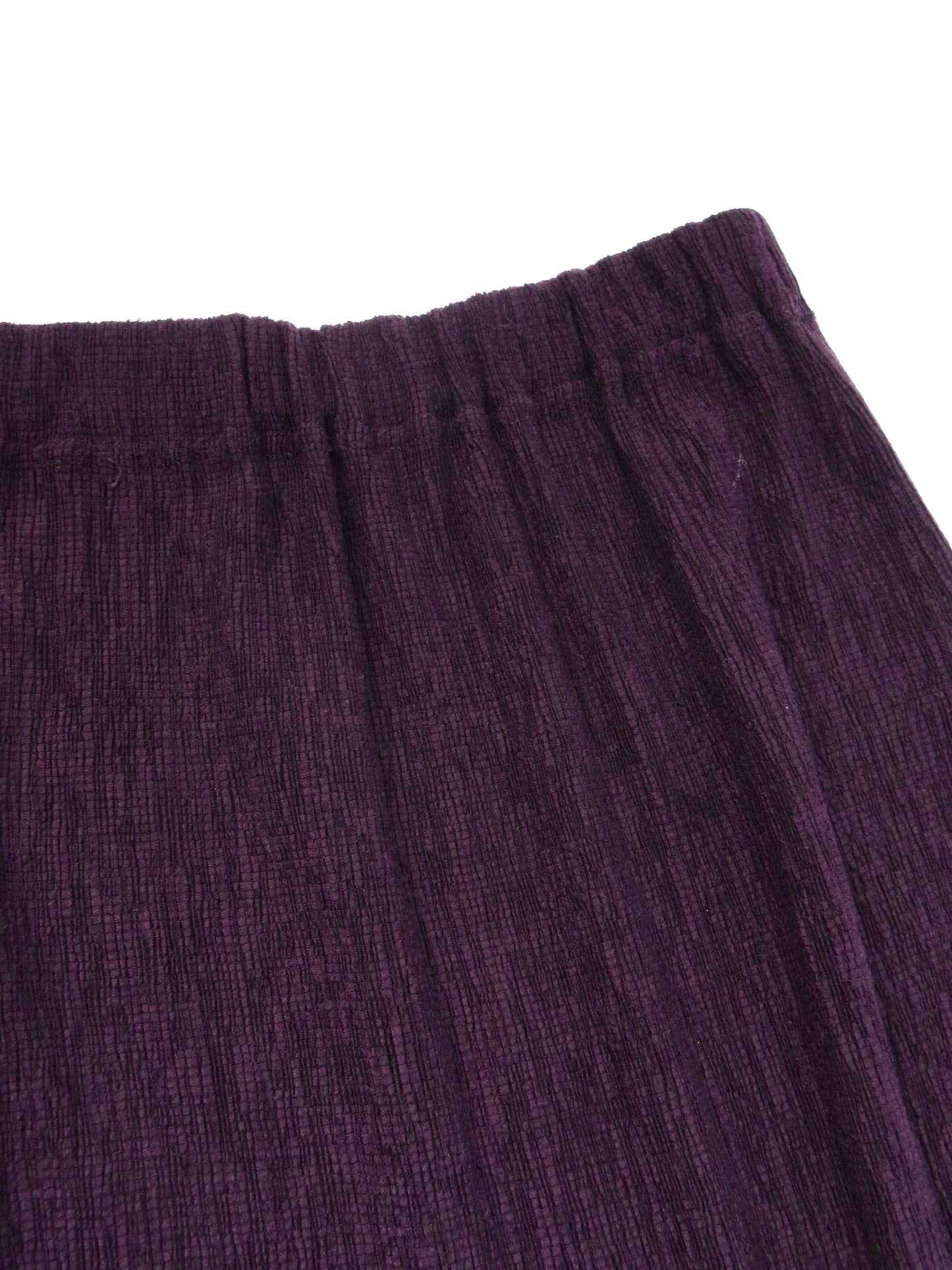 purple long skirt