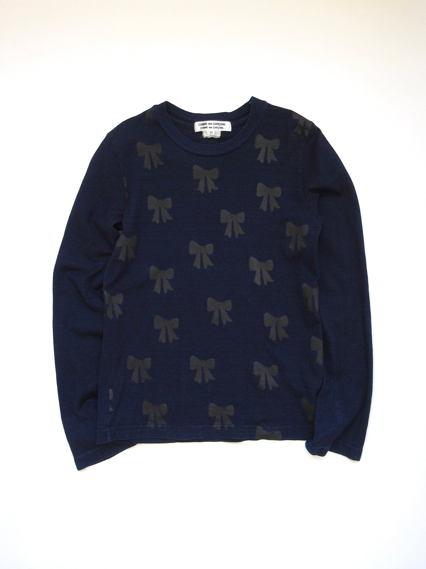 comme des garcons ribon long sleeve top