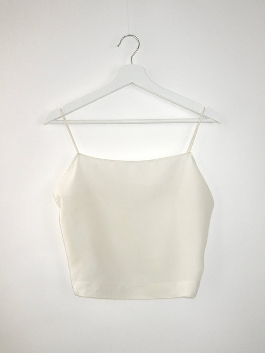 【used】DKNY silk sleeveless