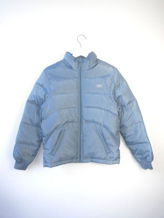 【used】Reebok light blue down jacket