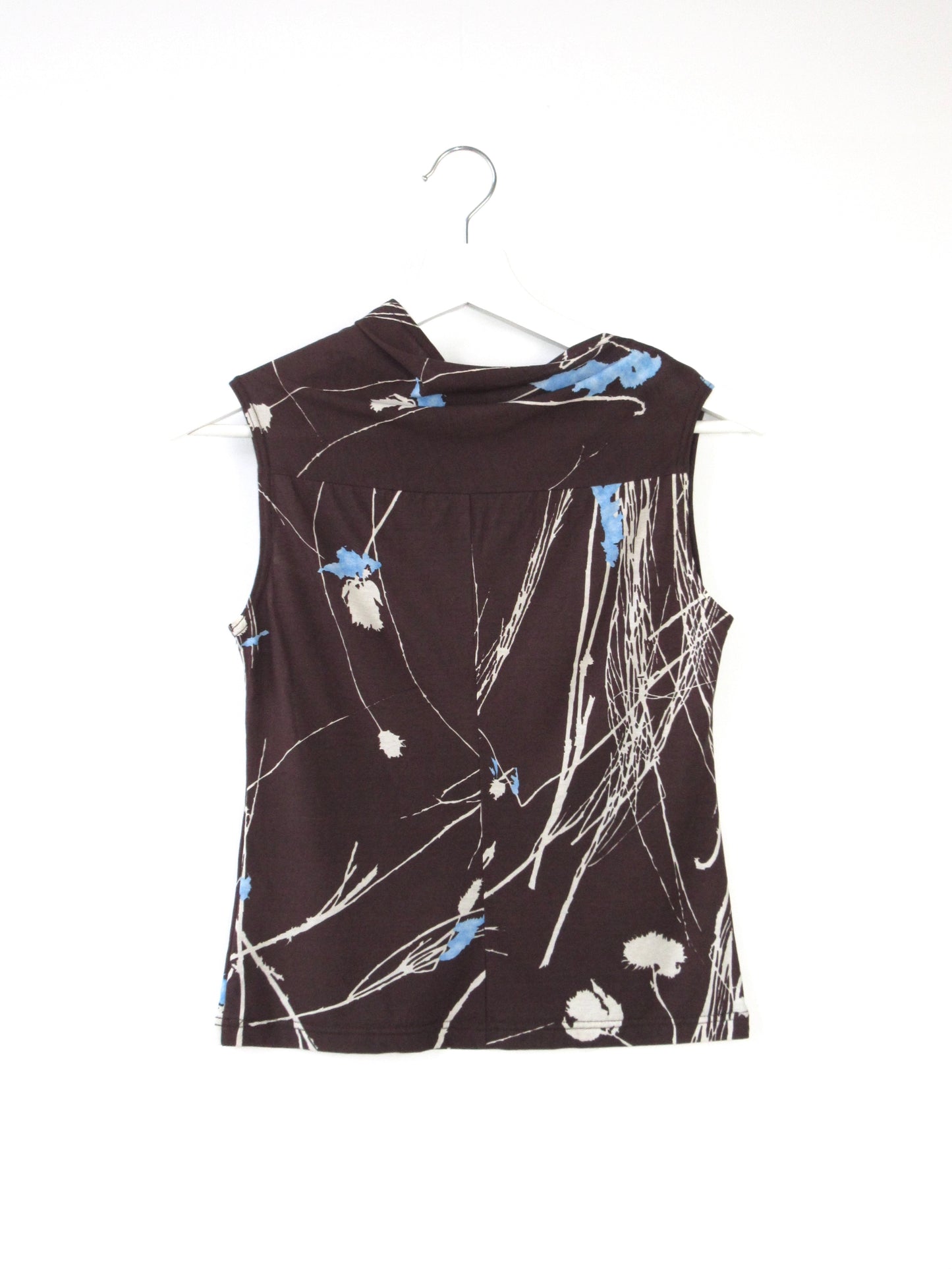 painted pattern sleeveless top