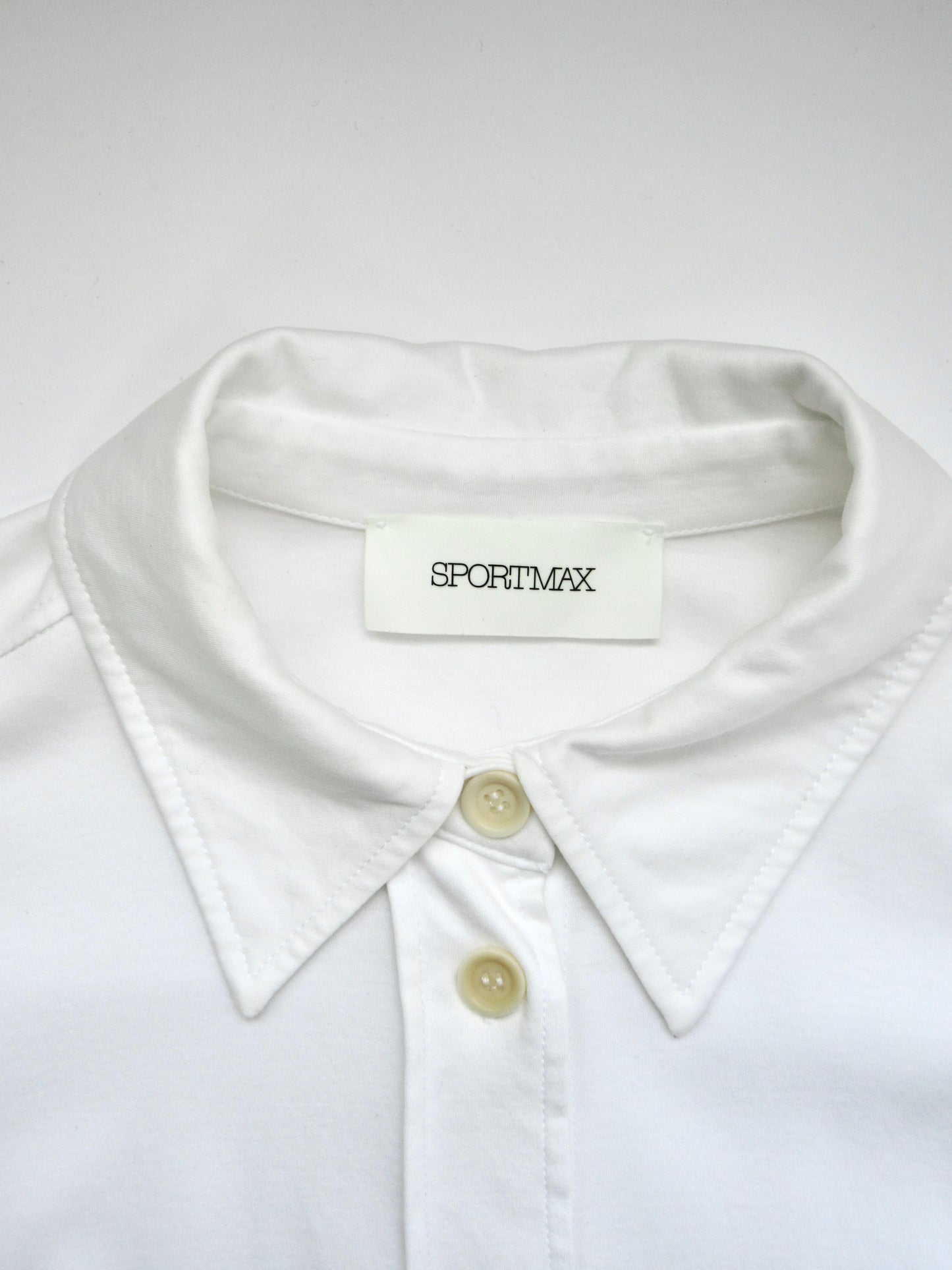 SPORTMAX white design shirt