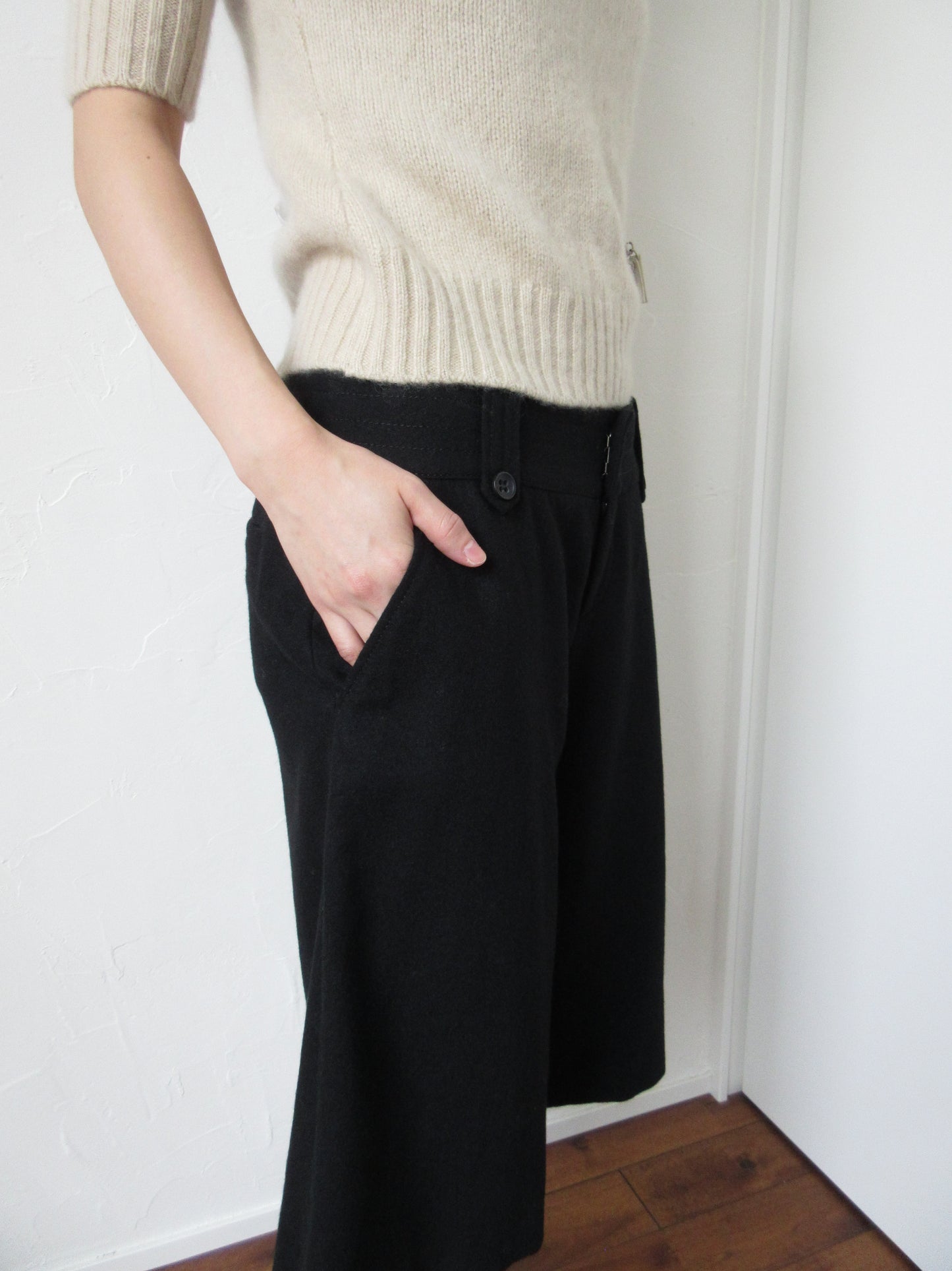 wool bermuda pants