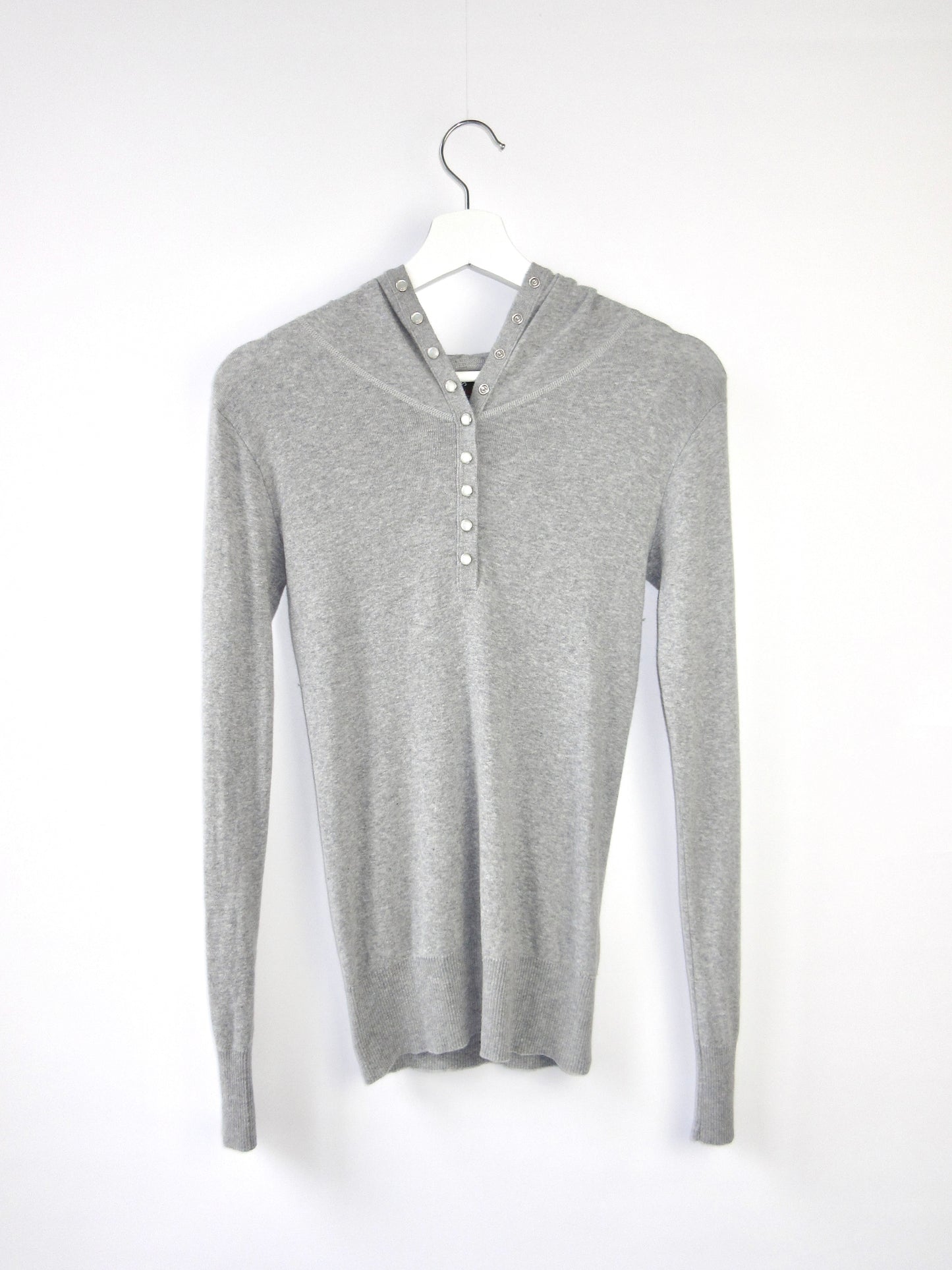 agnes b. angora hoodie top