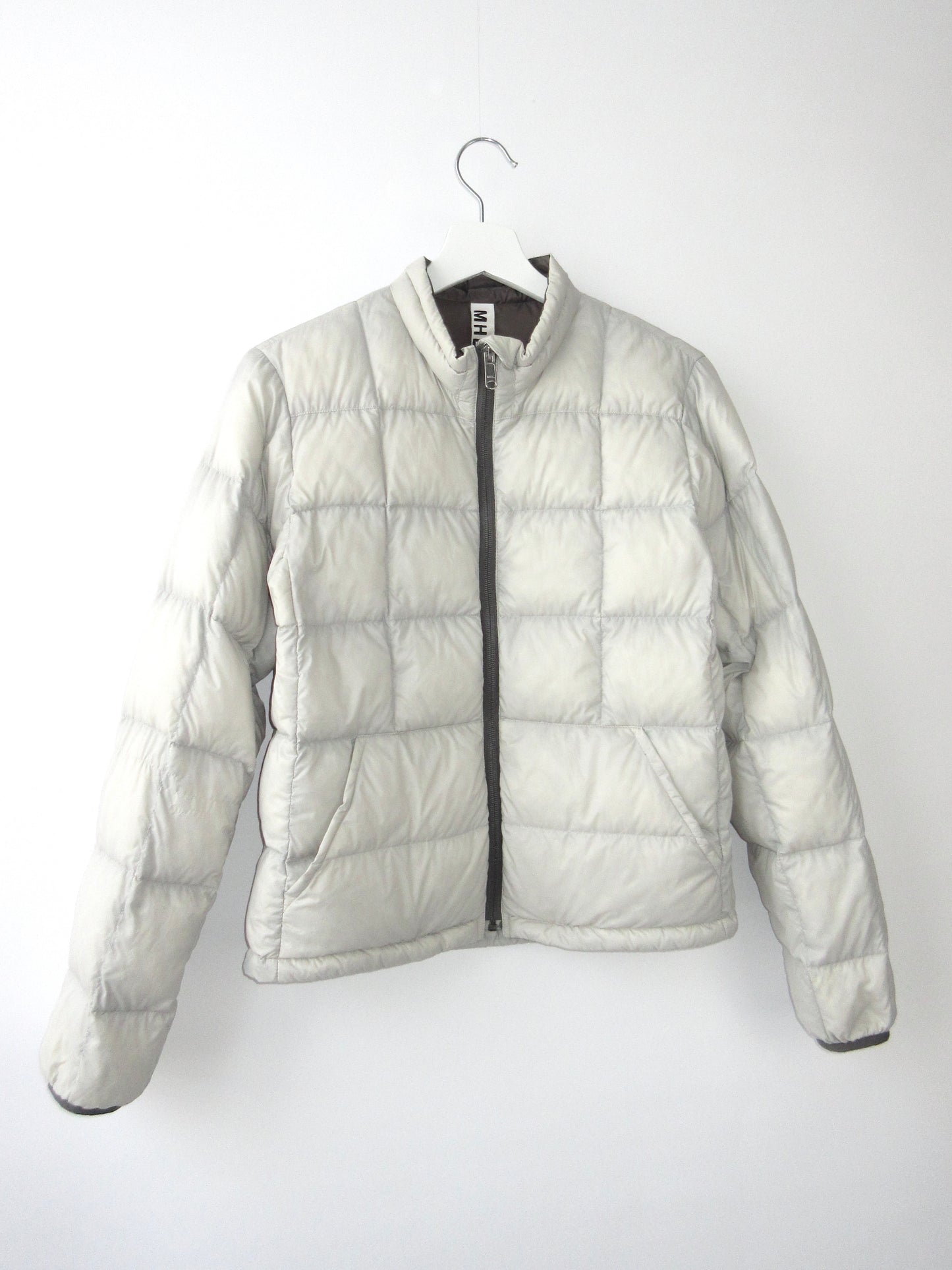 MHL. pale gray down jacket