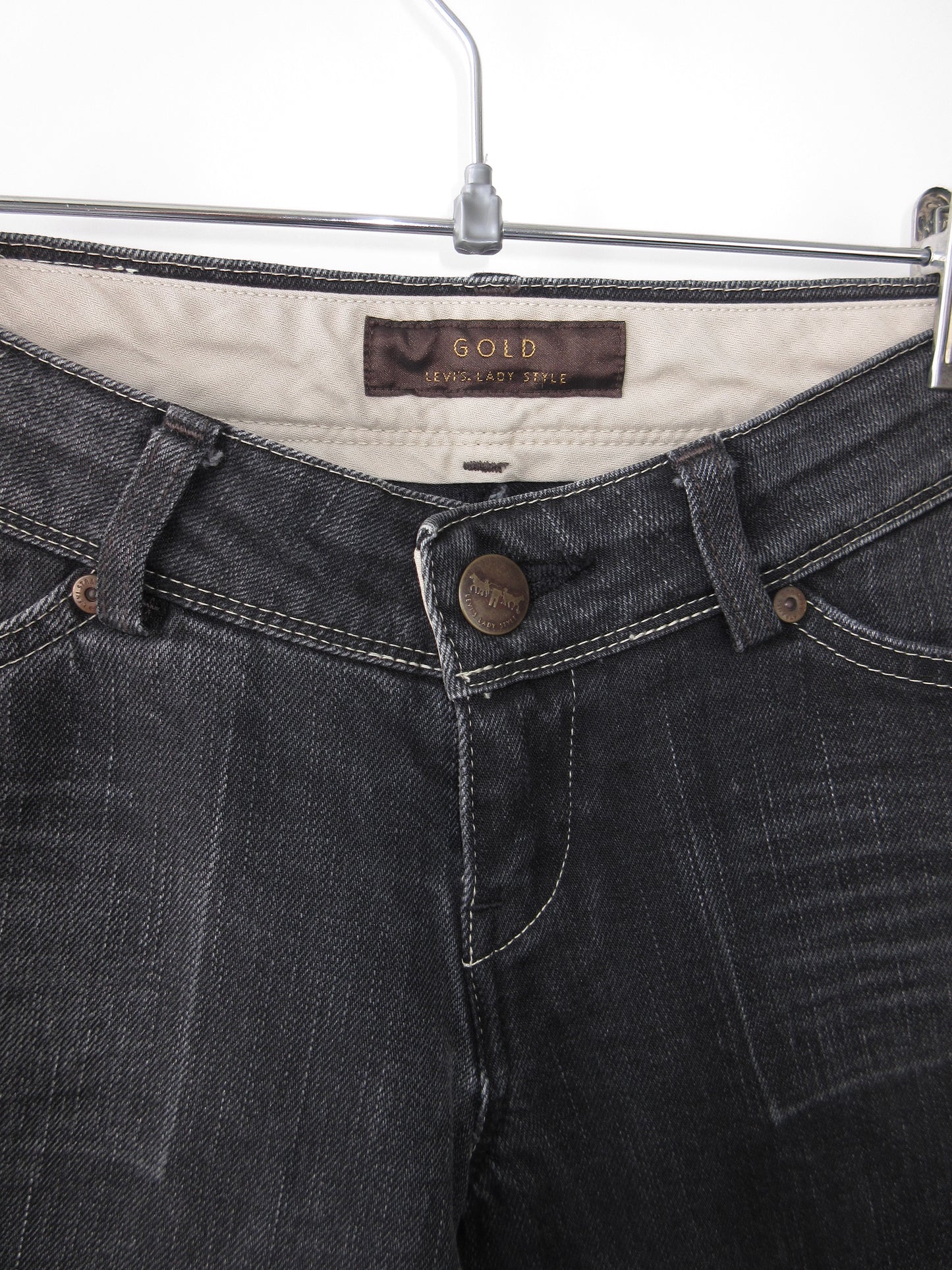 LEVI'S black denim