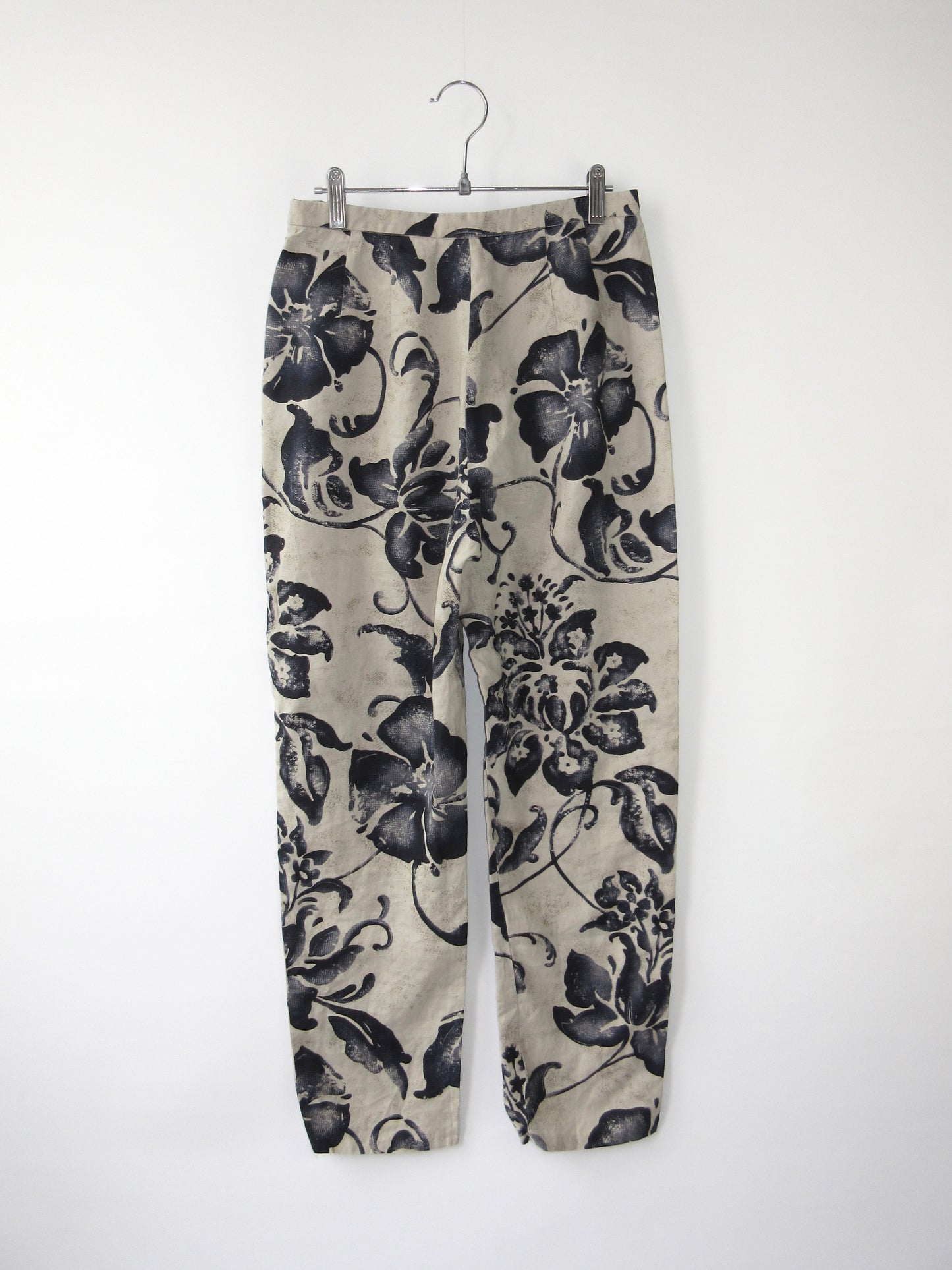 【used】botanical pattern pants