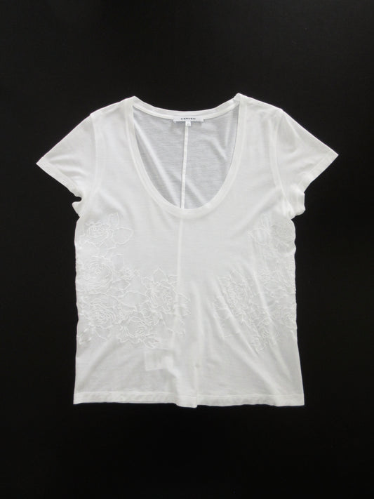 CARVEN flower design t-shirt