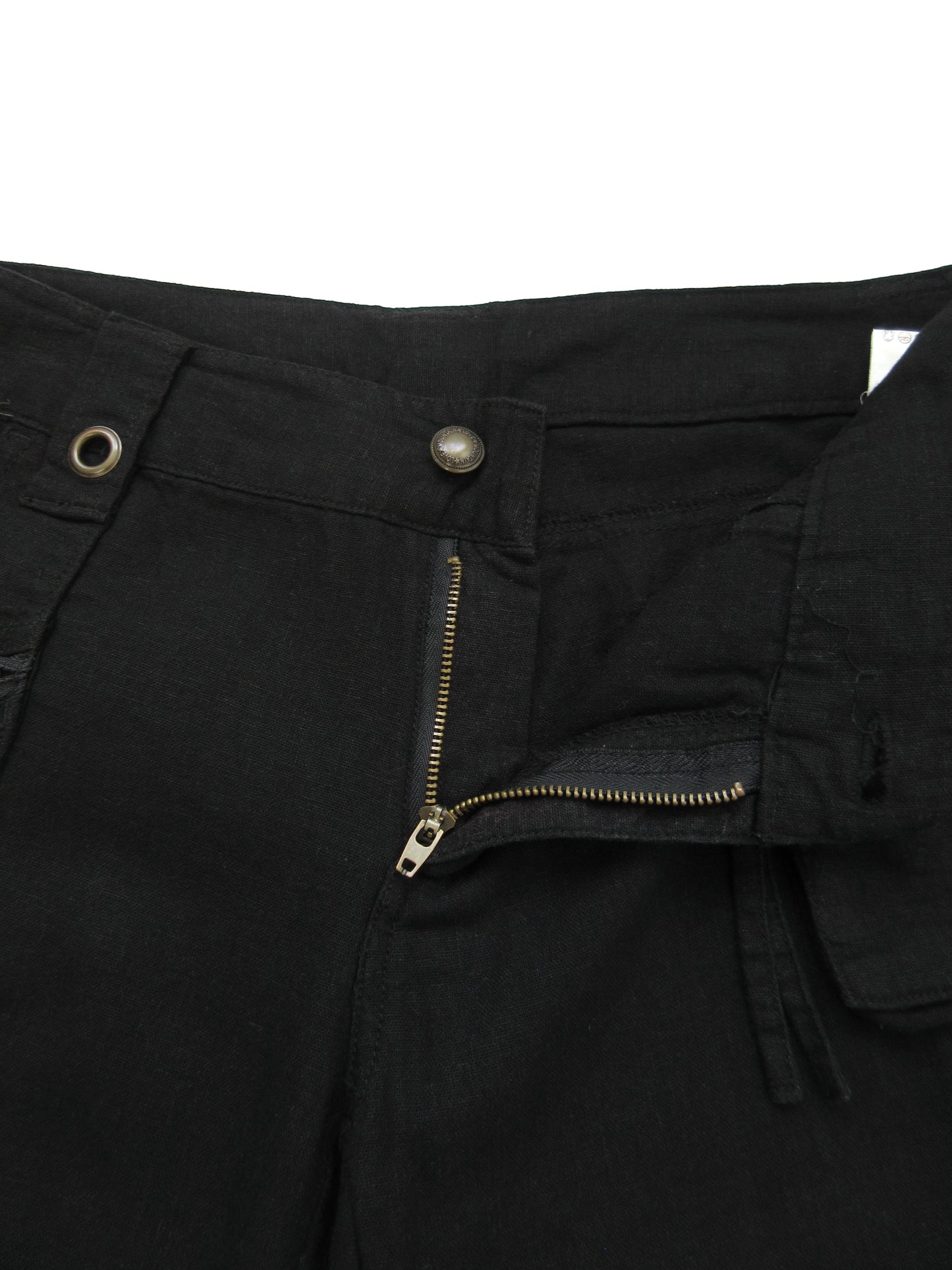 linen details pants